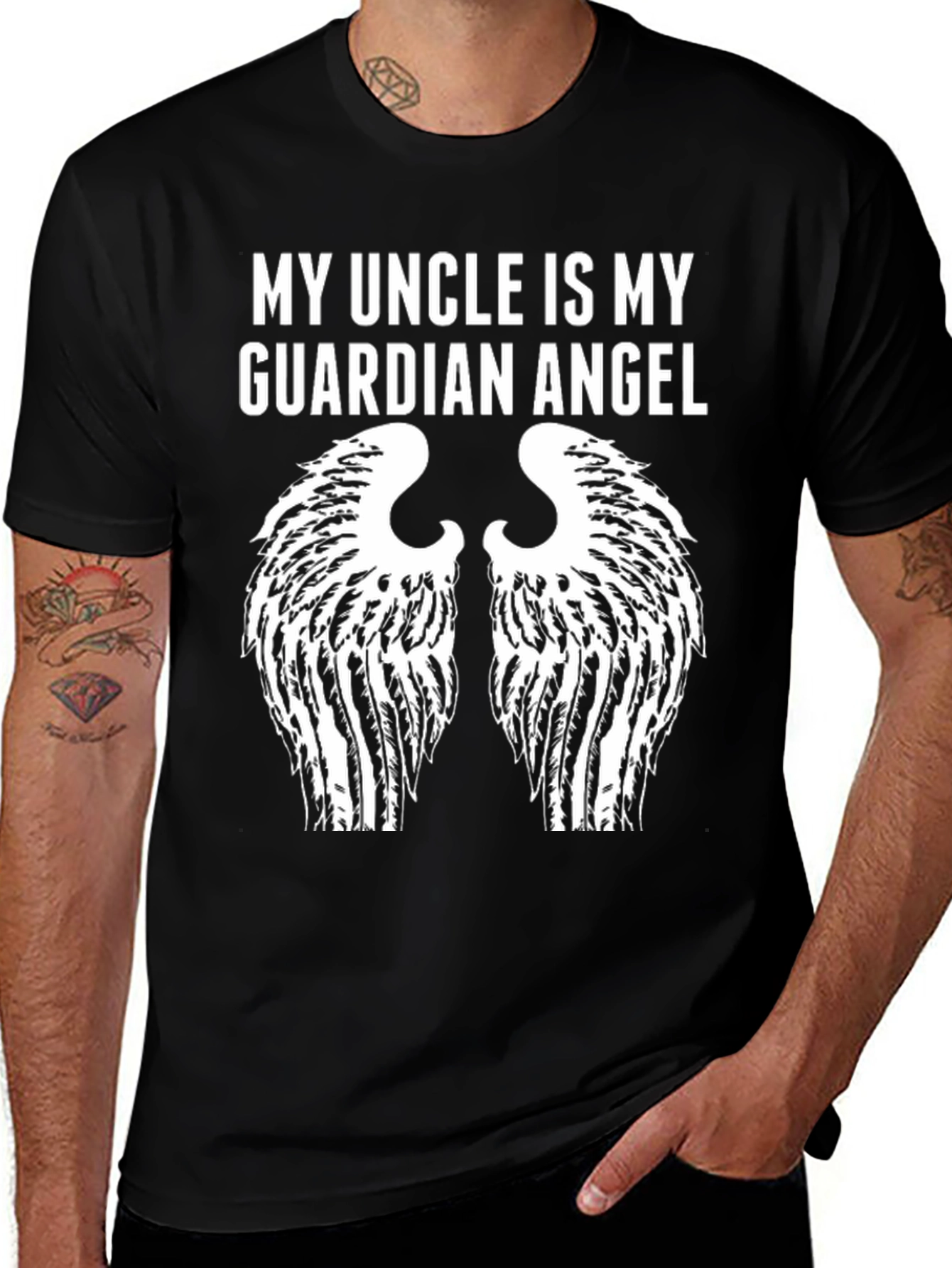 My Uncle is My Guardian Angel T-Shirt