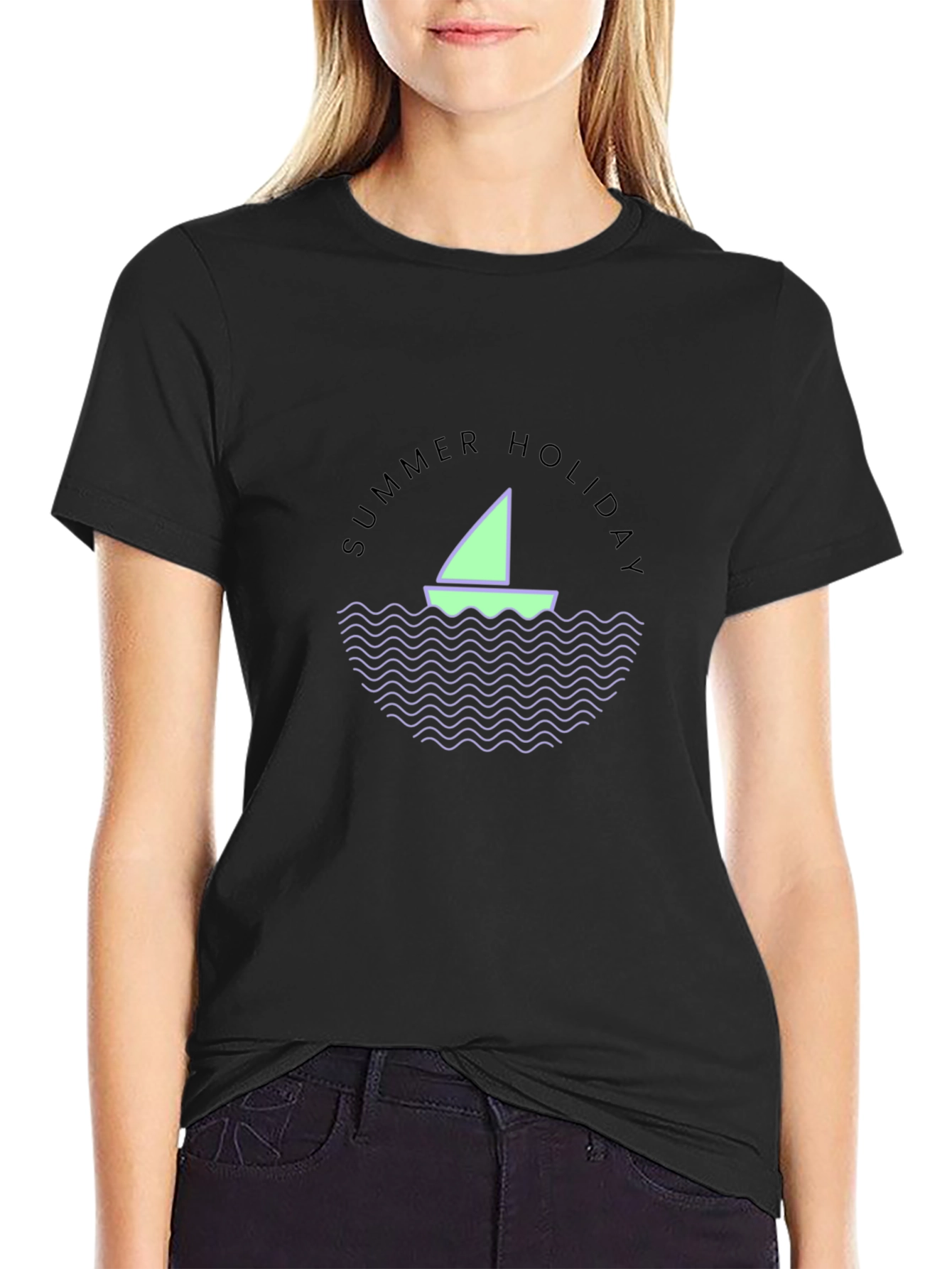 Summer Holiday Boat T-Shirt