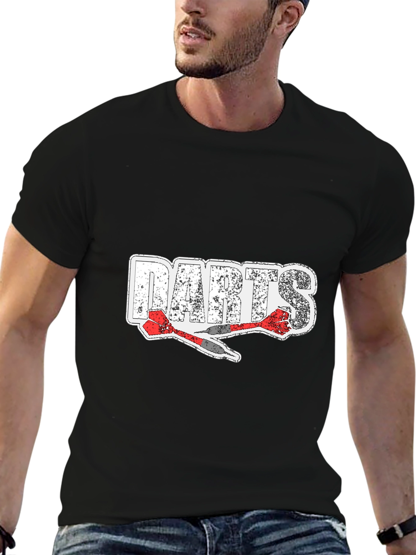 Darts T-Shirt: Stylish Cotton Tee for Dart Players