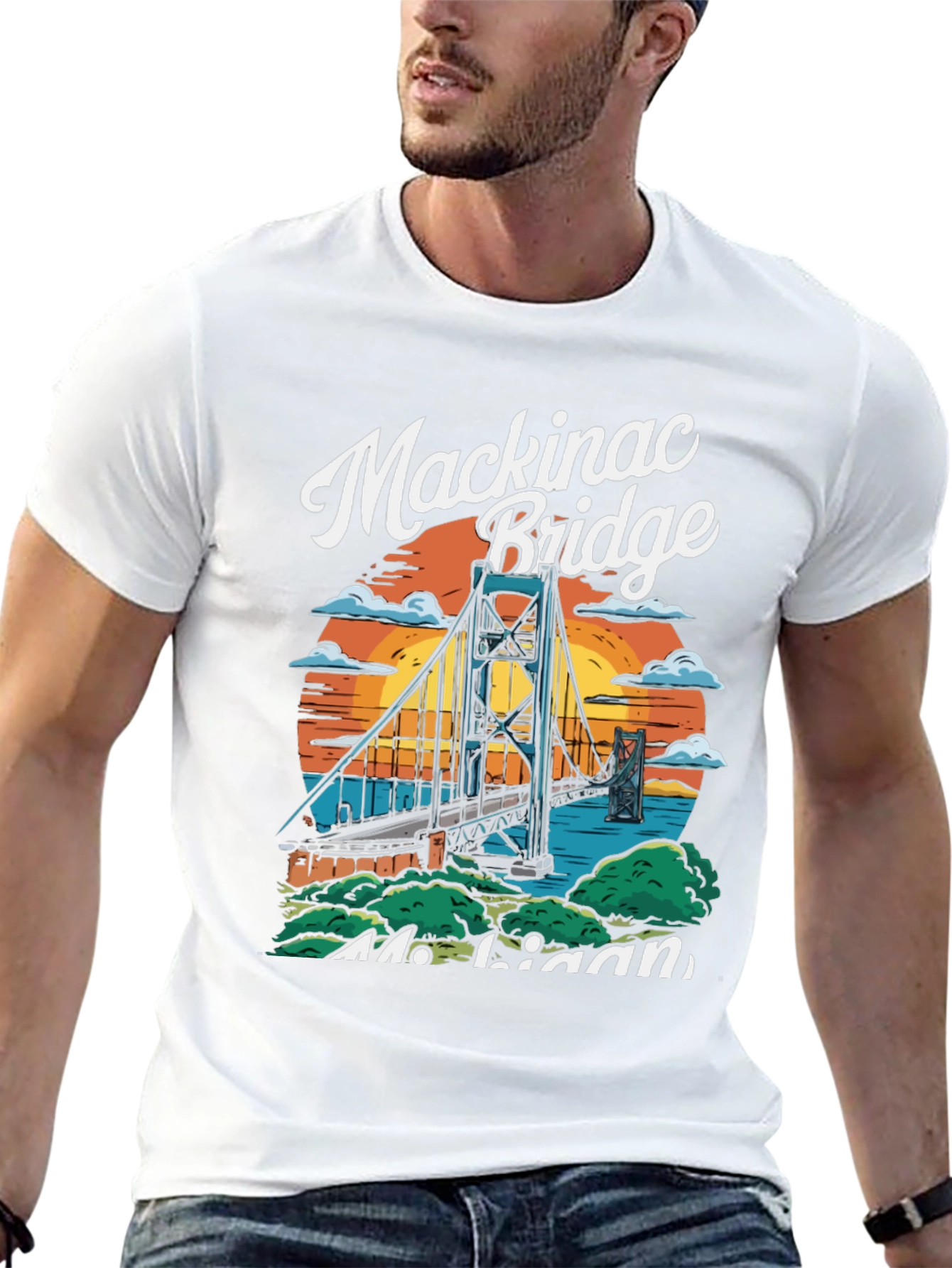 Mackinac Bridge Michigan T-Shirt