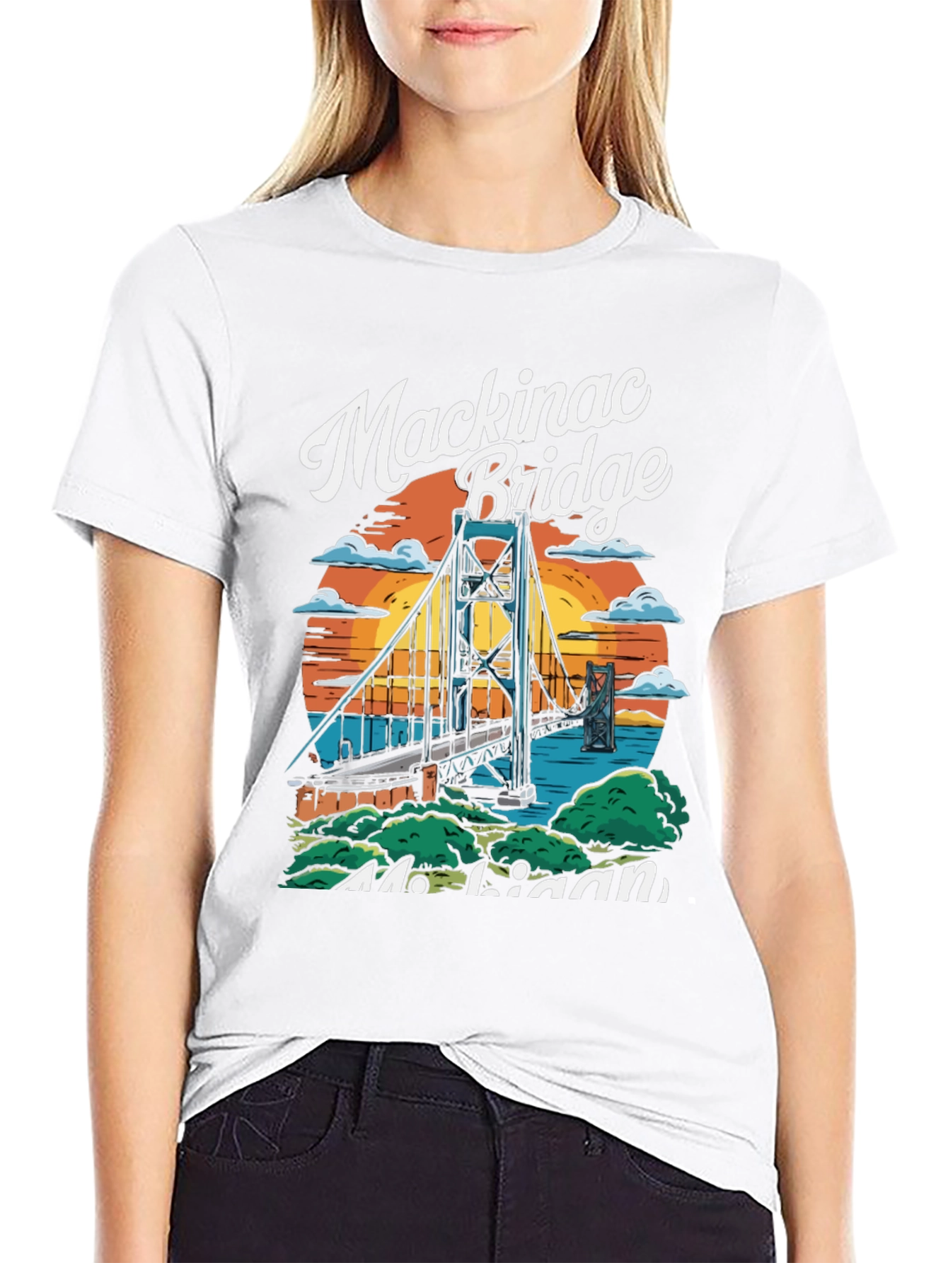 Mackinac Bridge Michigan T-Shirt