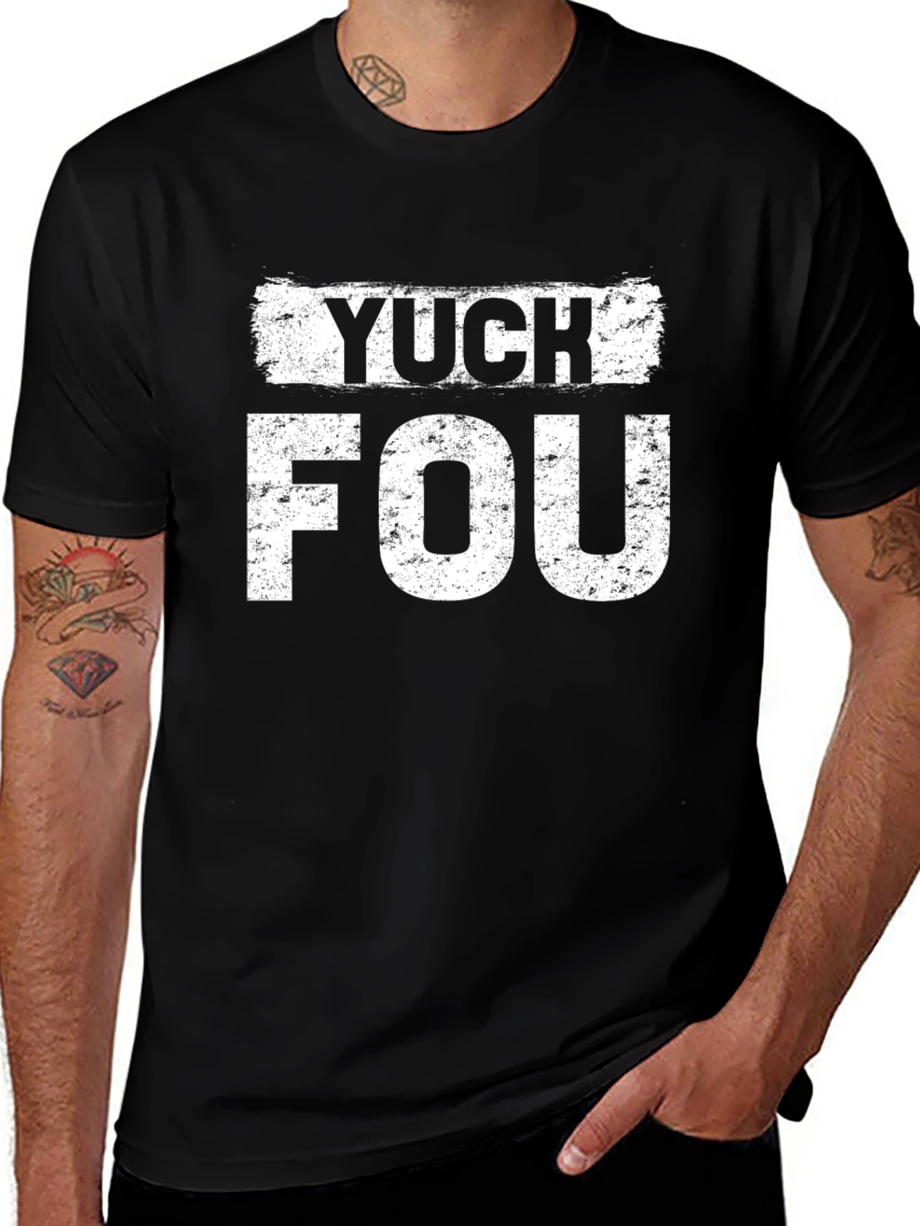 Yuck Fou Graphic T-Shirt - Bold Statement Tee