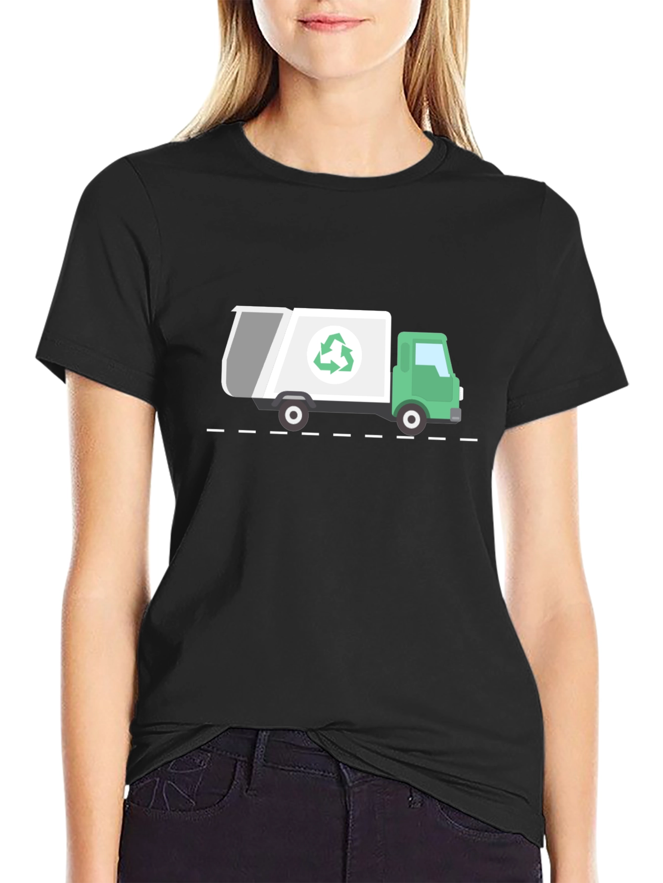 Recycle Truck Graphic Tee - Eco-Friendly Shirt