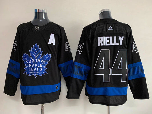 Men's Toronto Maple Leafs Morgan Rielly #44 Black Authentic Player Jerseys
