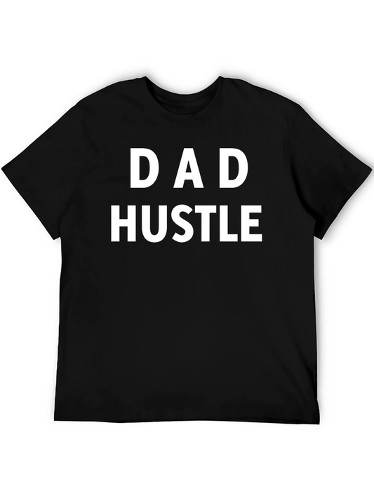 Dad Hustle Black Graphic T-Shirt