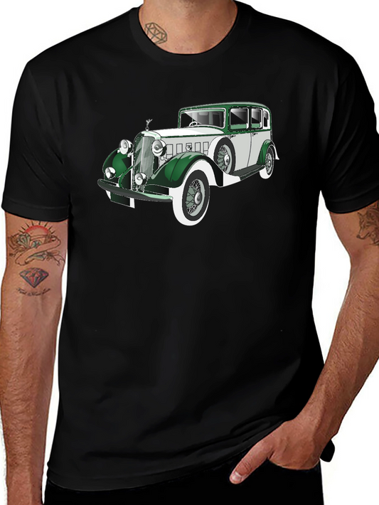 Vintage Car Graphic T-Shirt - Classic Auto Design