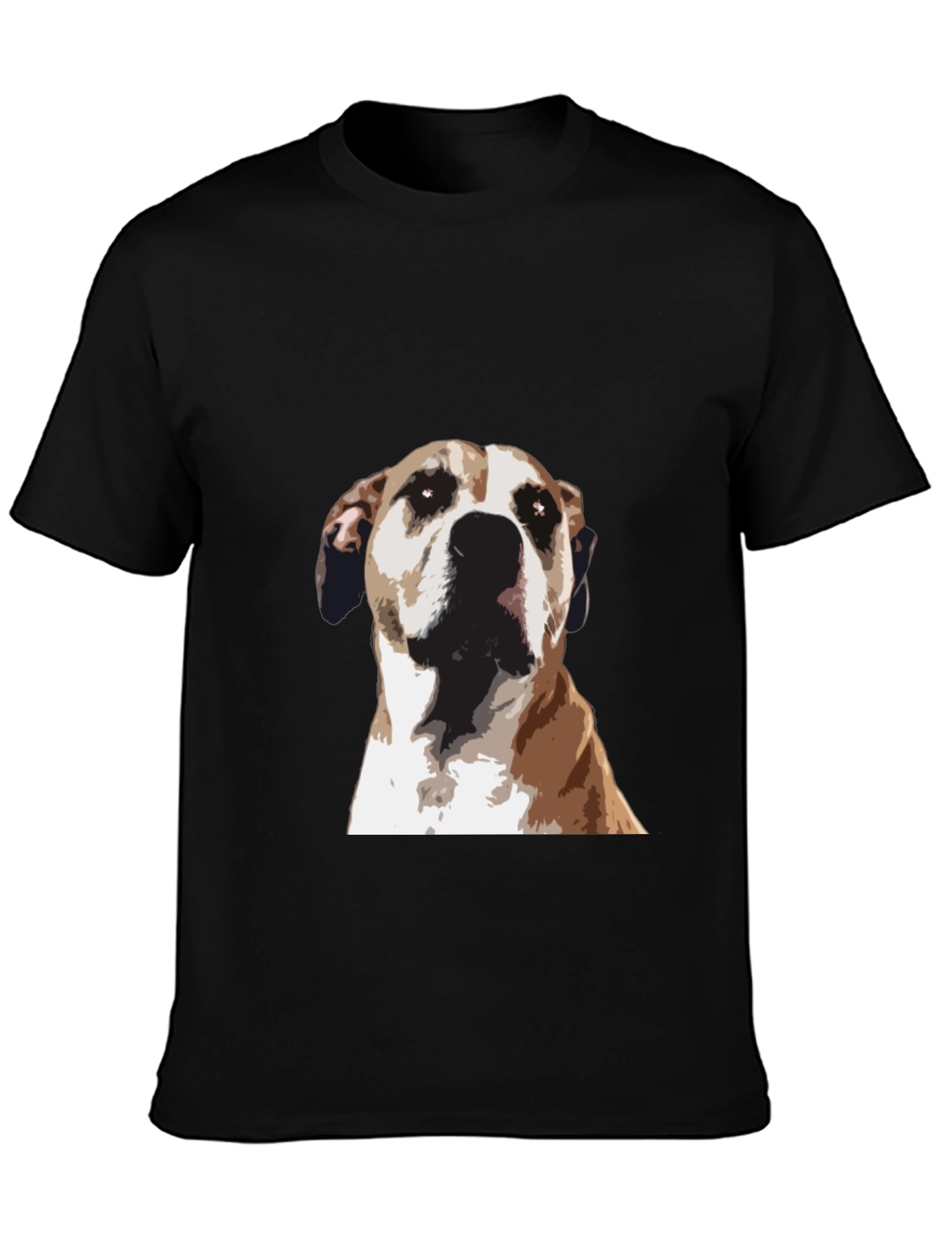Dog Graphic Black T-Shirt