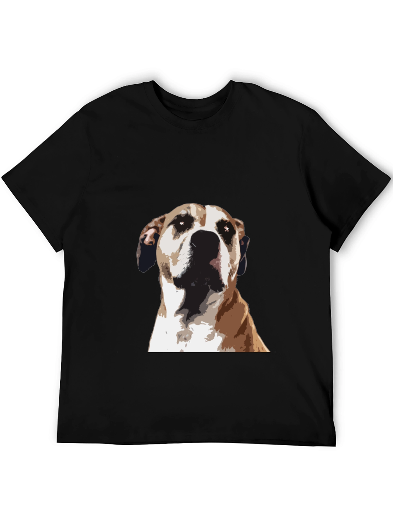 Dog Graphic Black T-Shirt