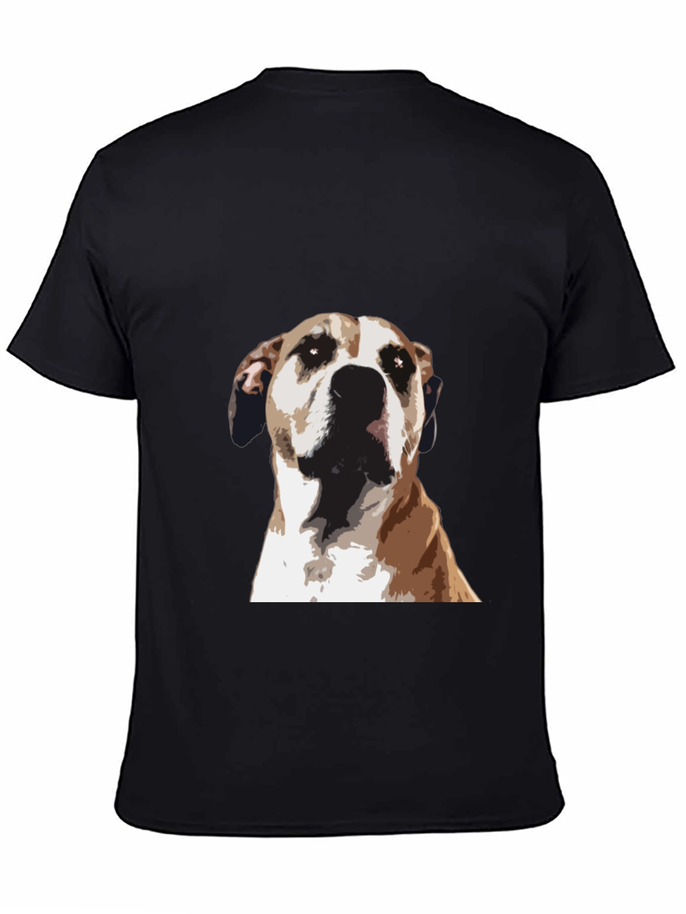 Dog Graphic Black T-Shirt