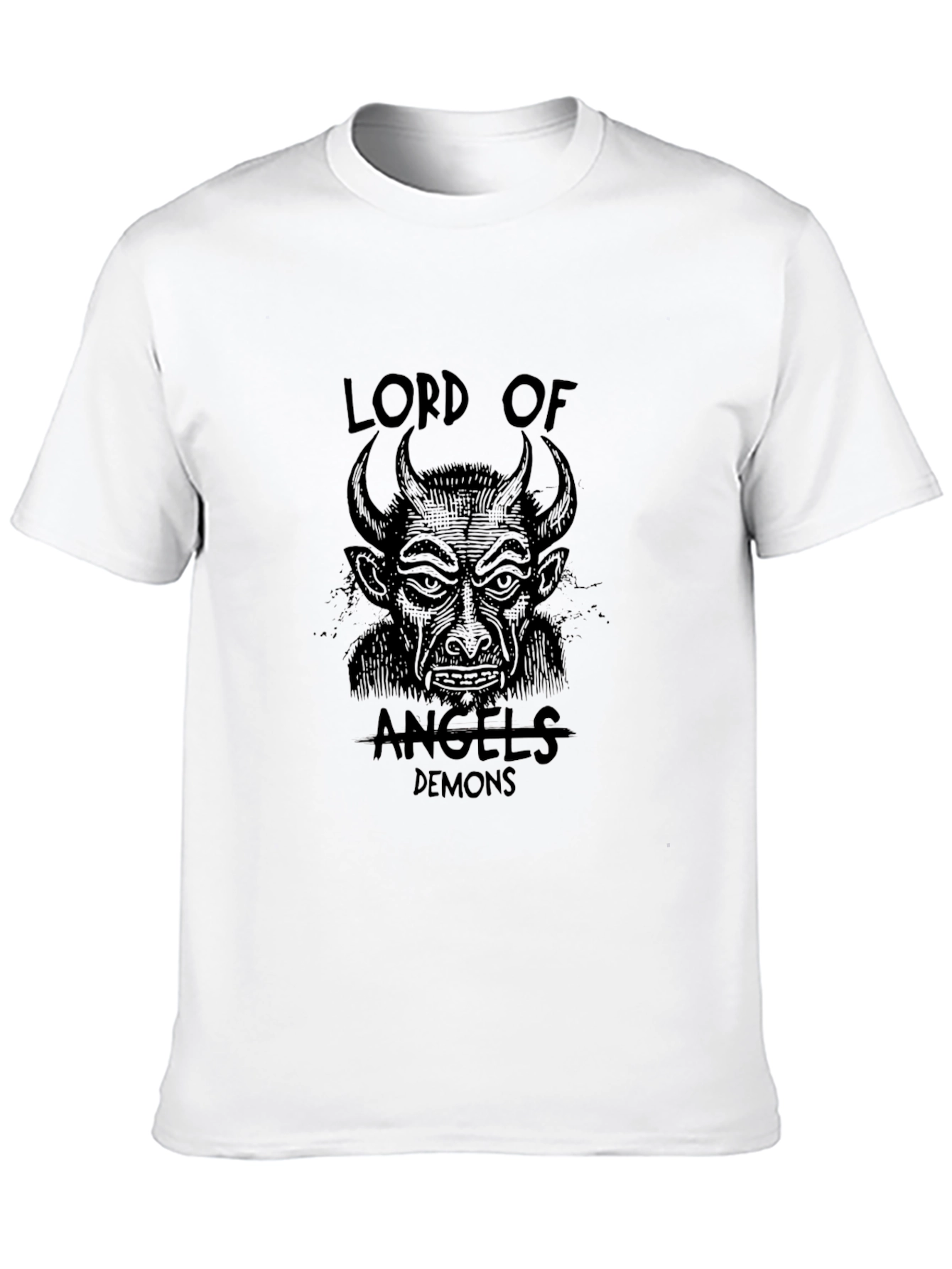 Lord of Angels & Demons Black Graphic Tee