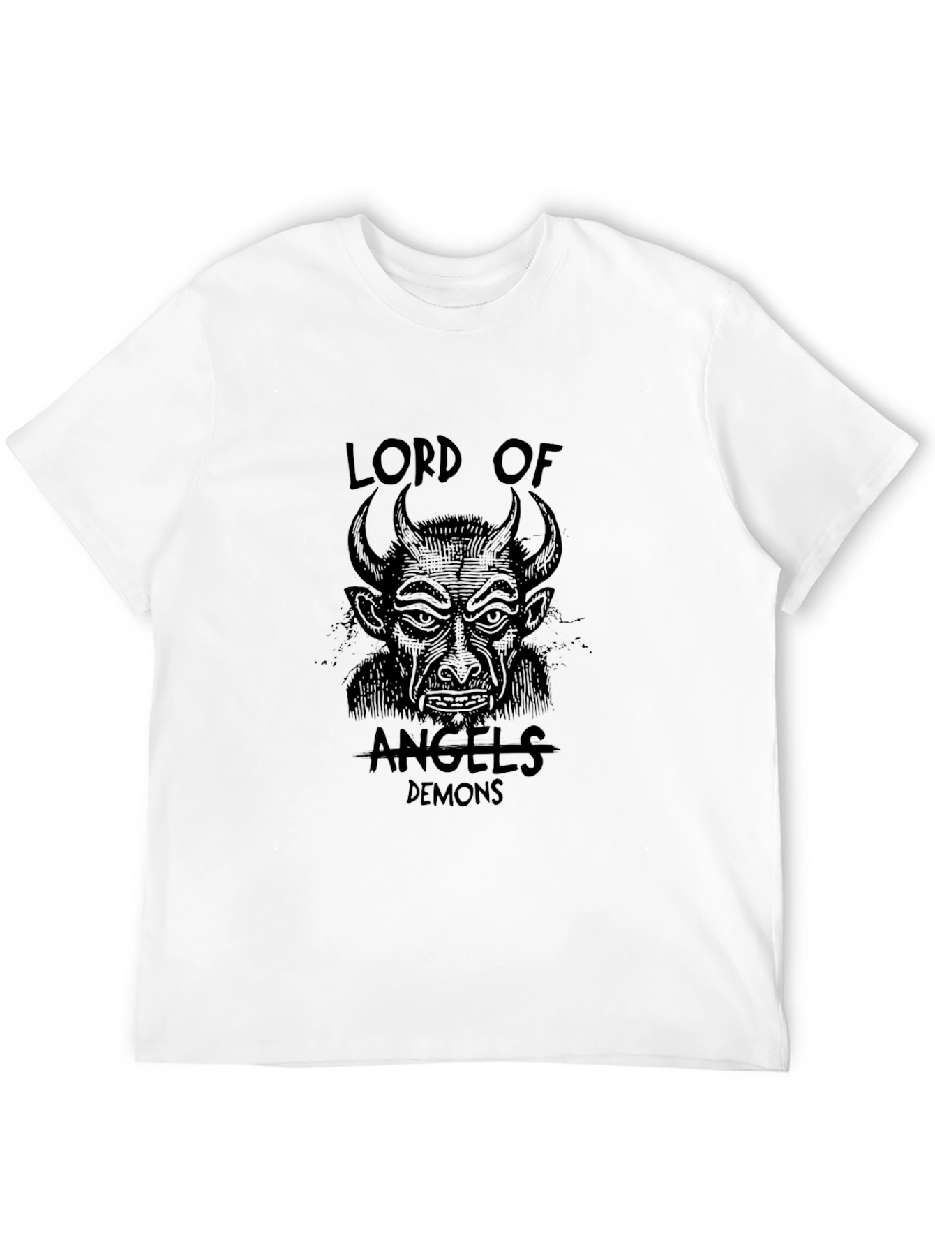 Lord of Angels & Demons Black Graphic Tee