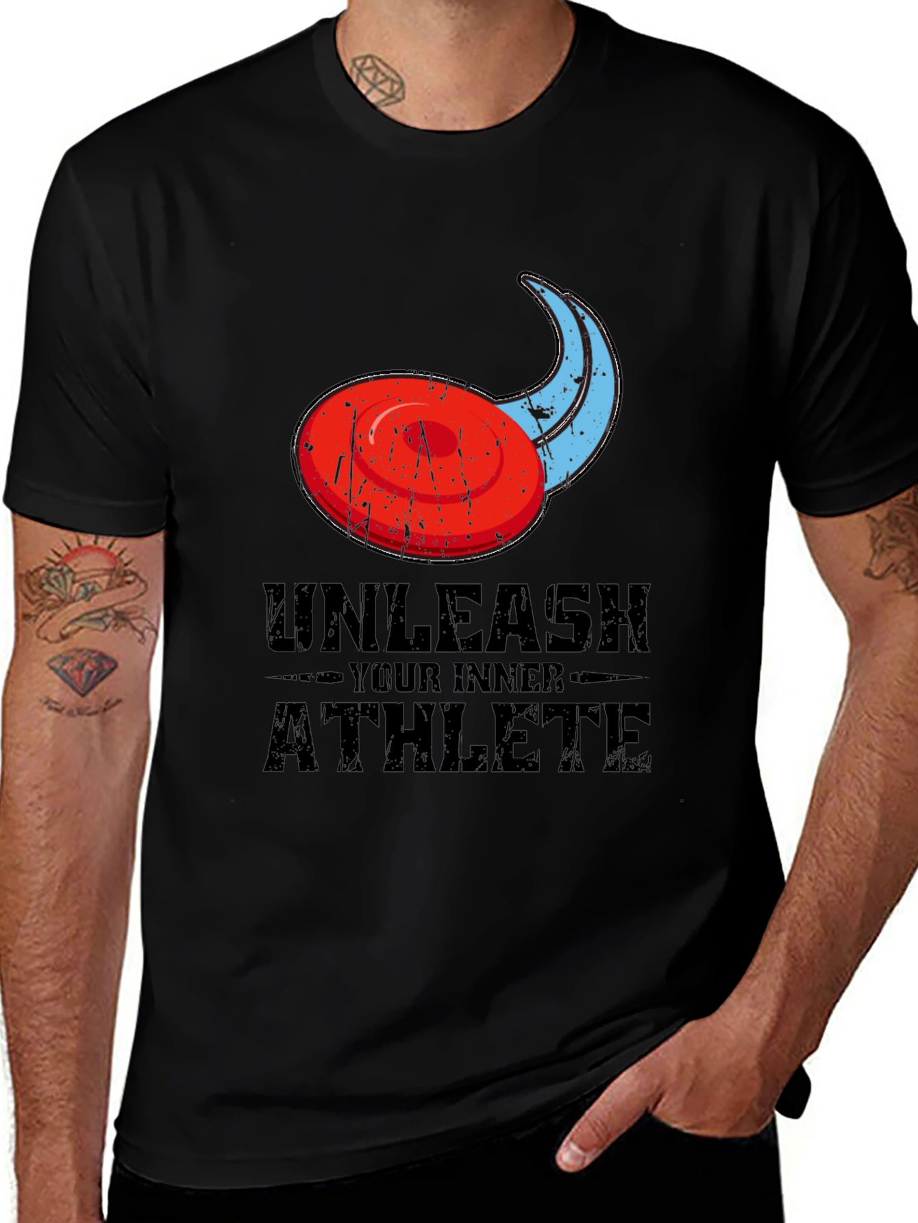 Unleash Your Inner Athlete Black T-Shirt