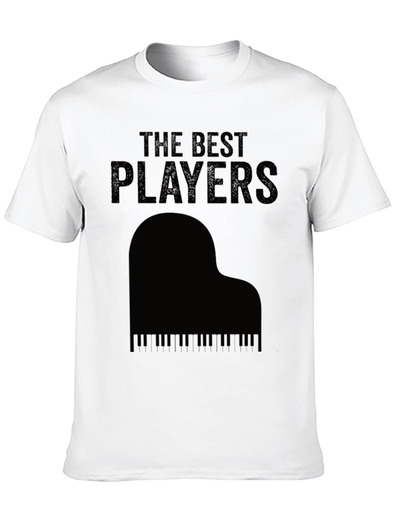The Best Players Piano T-Shirt - Black
