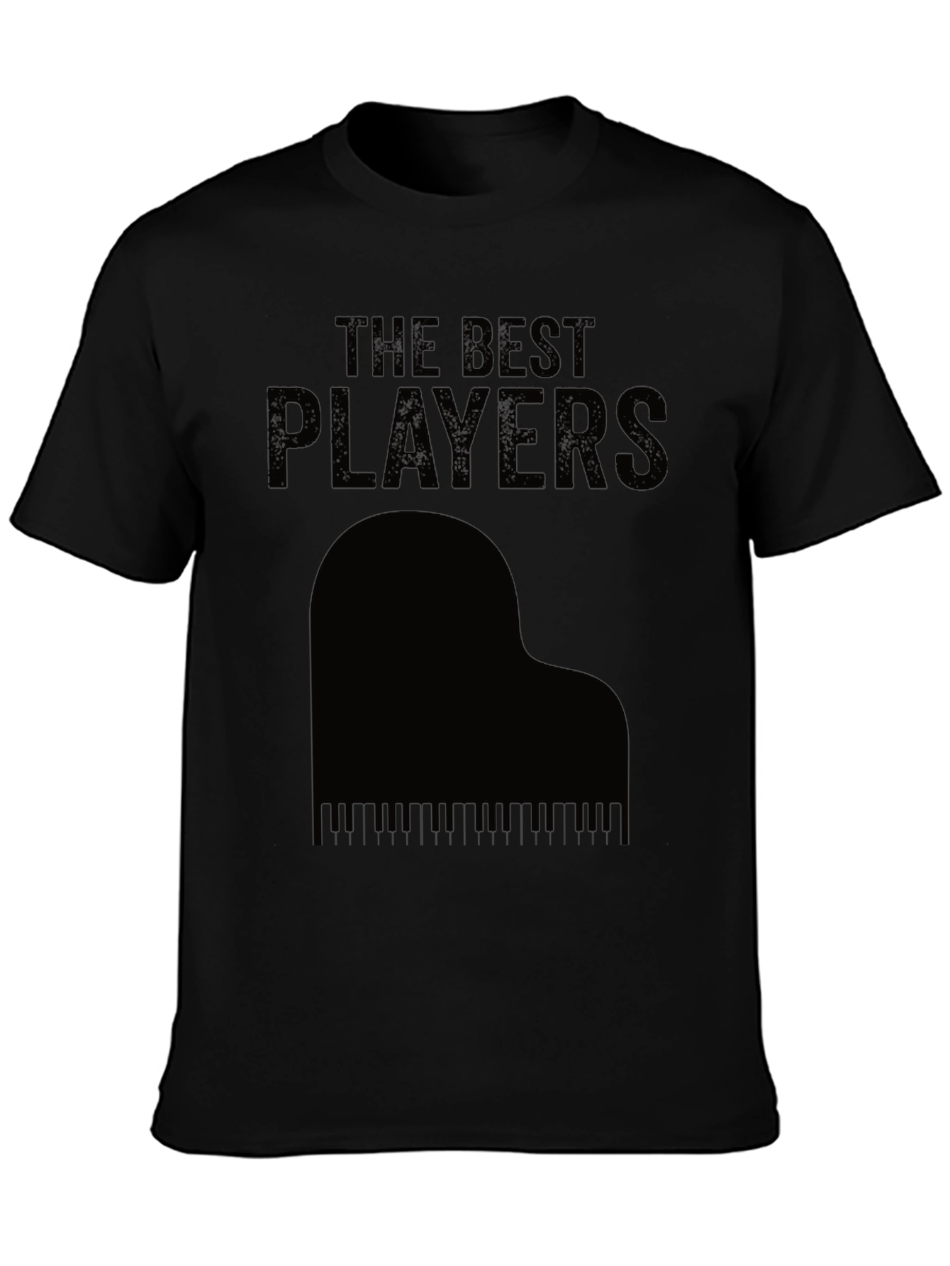 The Best Players Piano T-Shirt - Black