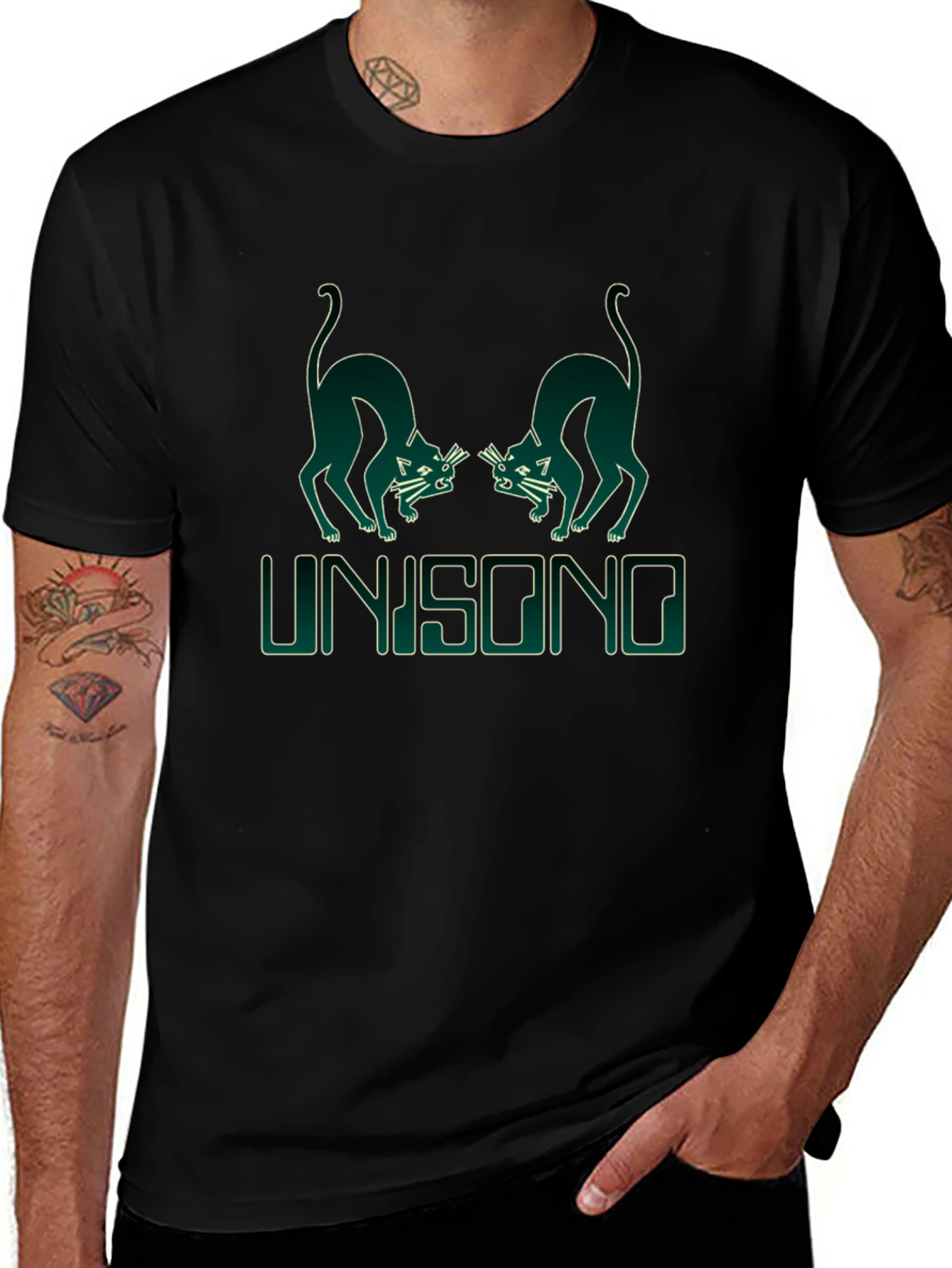 Unisono Graphic Tee - Black