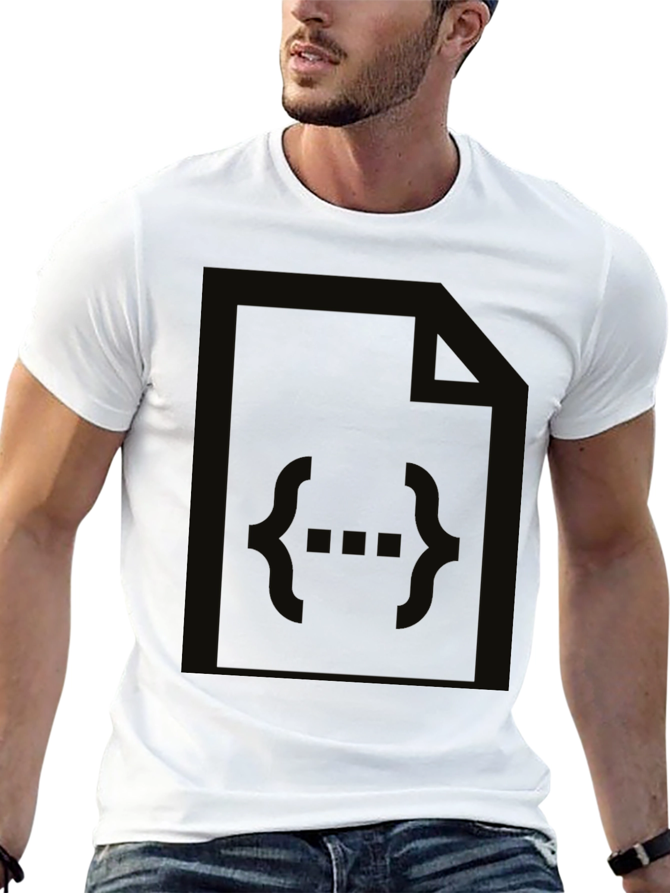 Black Code File T-Shirt - Developer Apparel