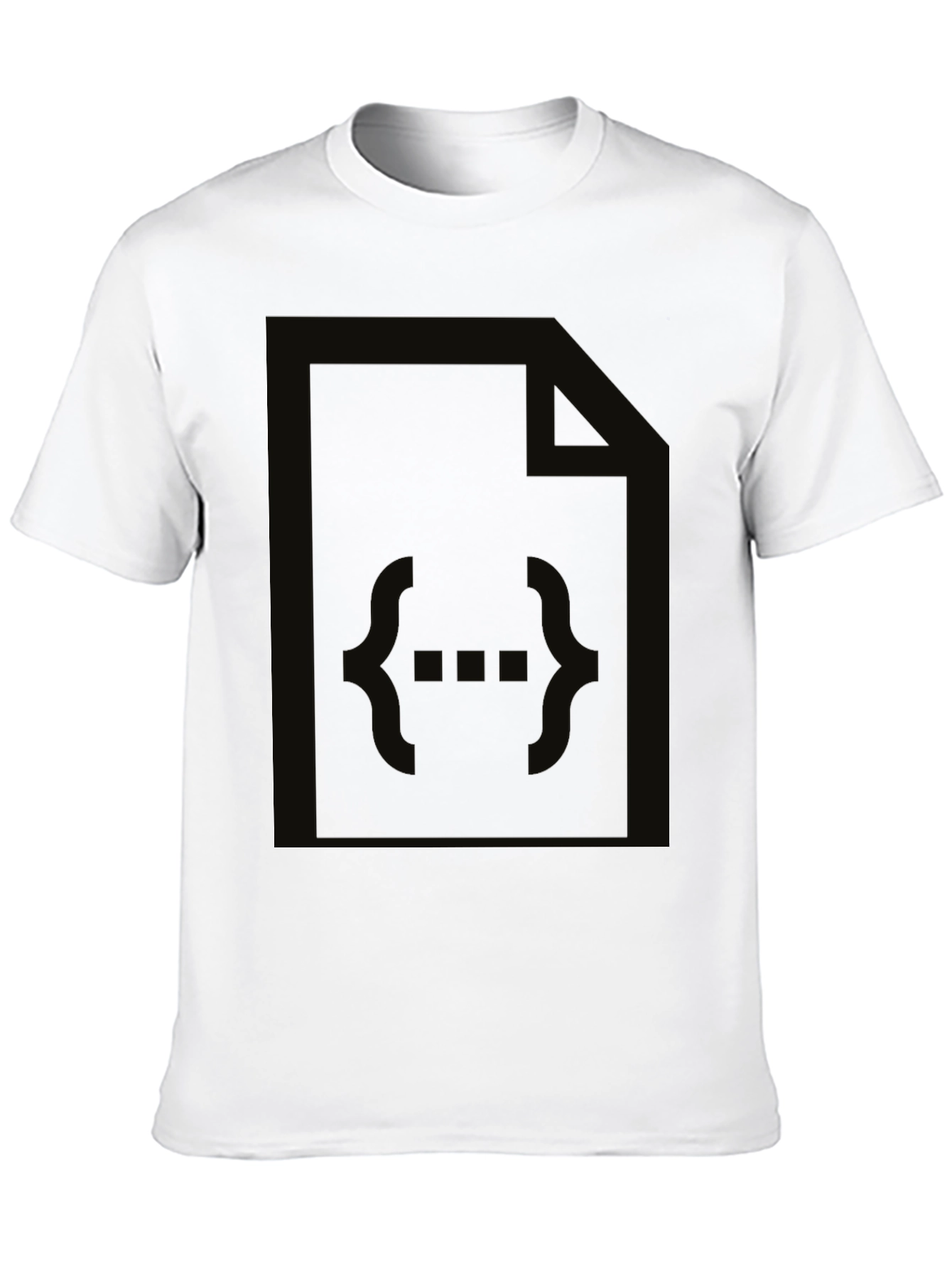 Black Code File T-Shirt - Developer Apparel