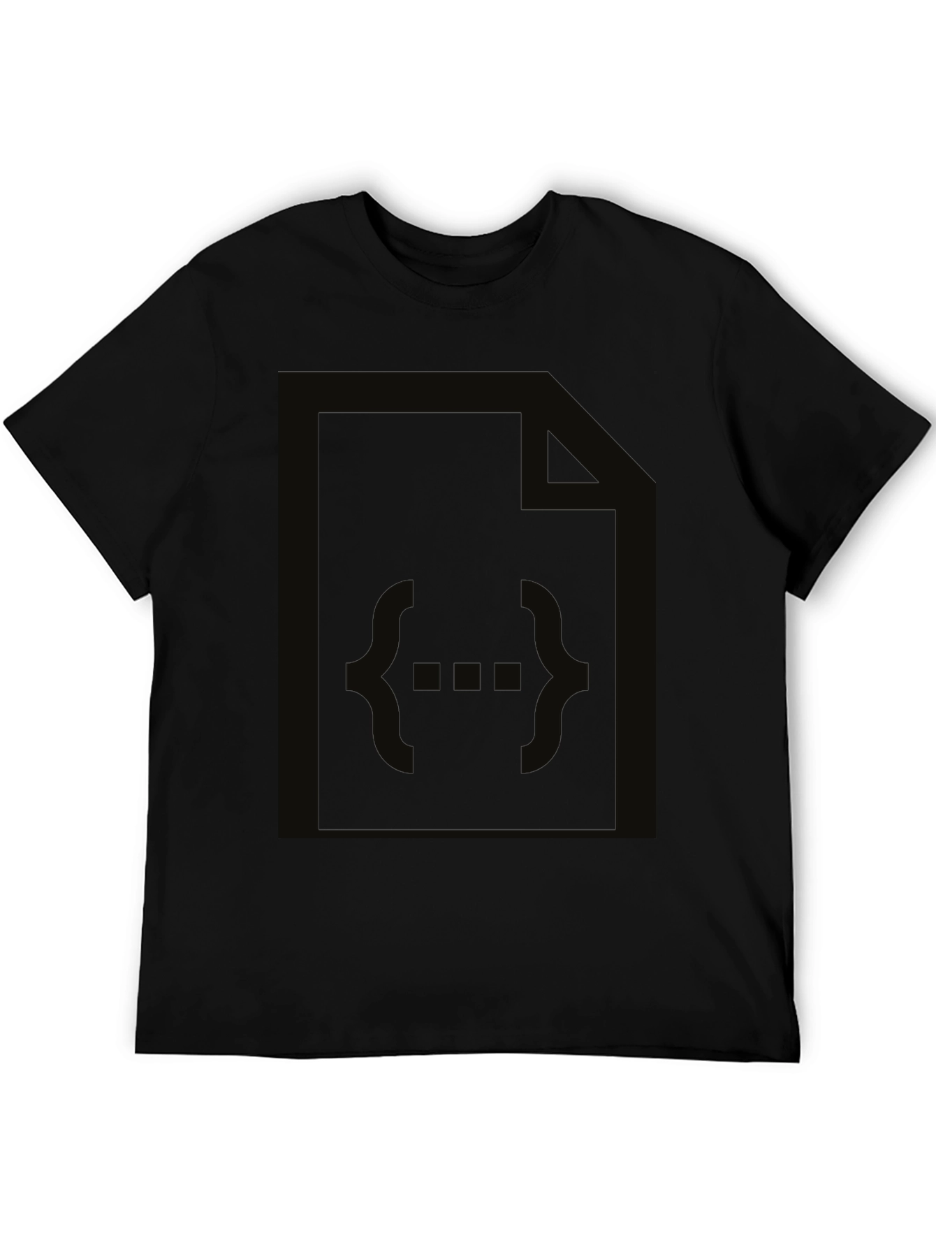 Black Code File T-Shirt - Developer Apparel