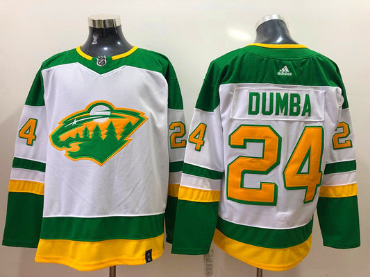 Men's Minnesota Wild Matt Dumba #24 White Breakaway Player Jerseys