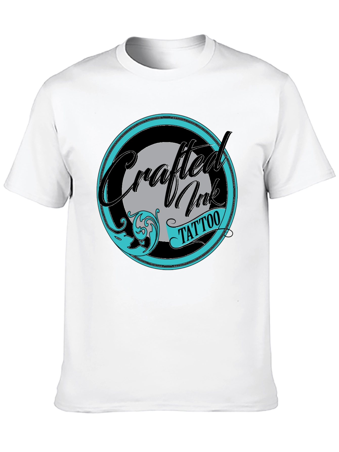 Crafted Ink Tattoo Black Graphic Tee