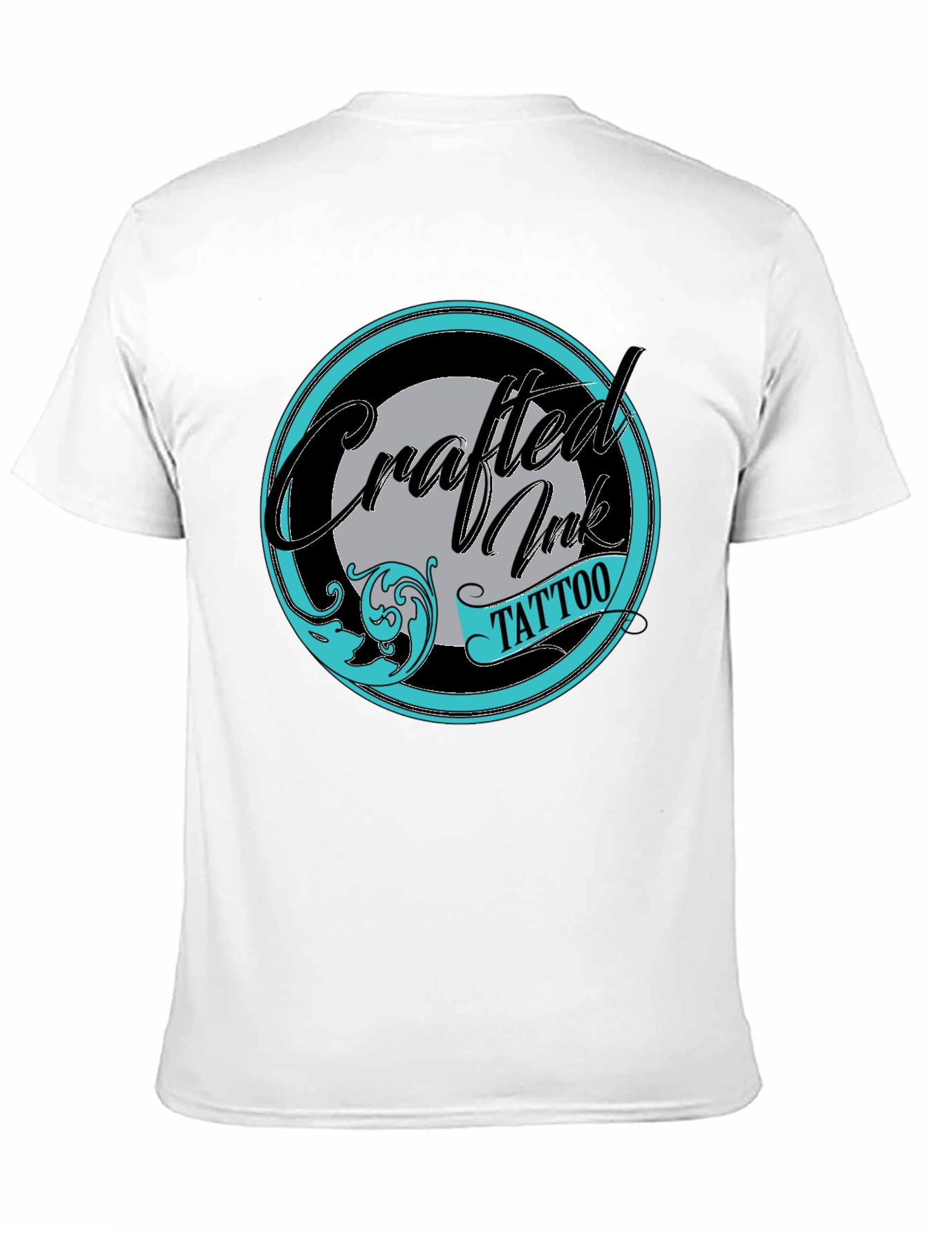 Crafted Ink Tattoo Black Graphic Tee