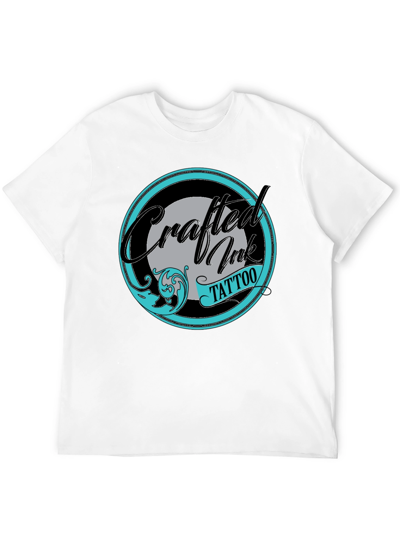 Crafted Ink Tattoo Black Graphic Tee