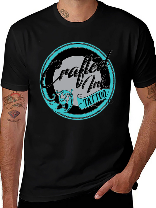Crafted Ink Tattoo Black Graphic Tee