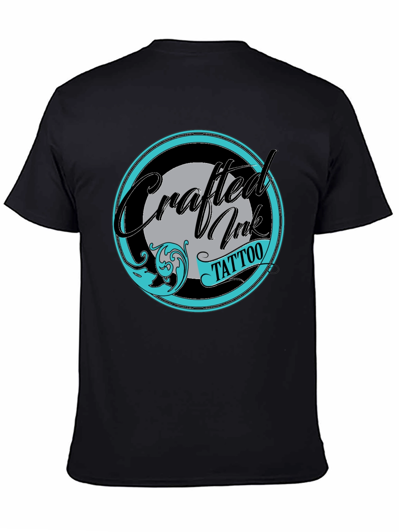 Crafted Ink Tattoo Black Graphic Tee