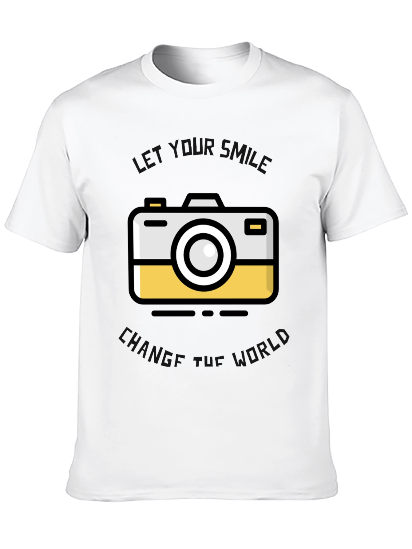 Camera Graphic Black T-Shirt