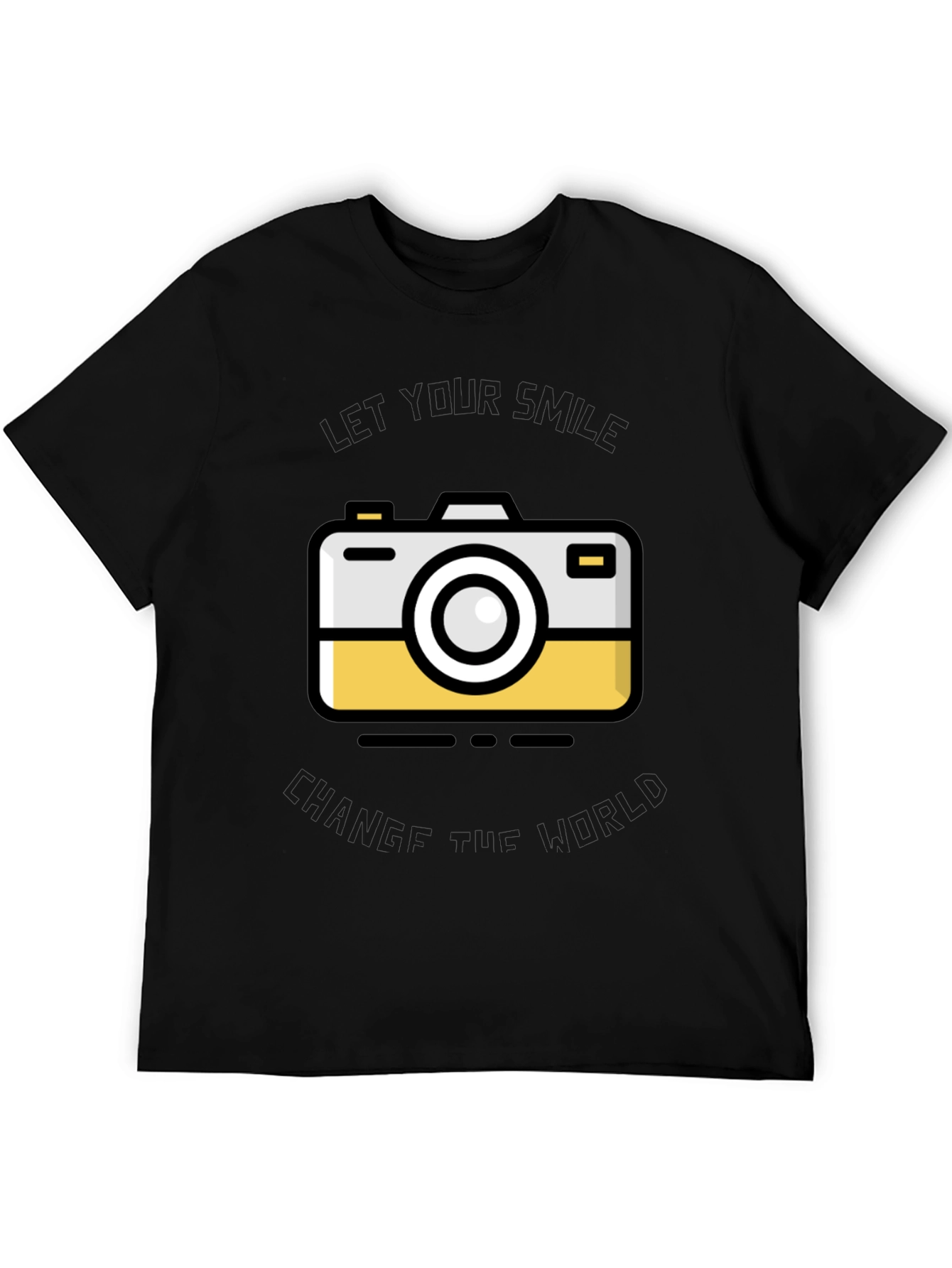 Camera Graphic Black T-Shirt