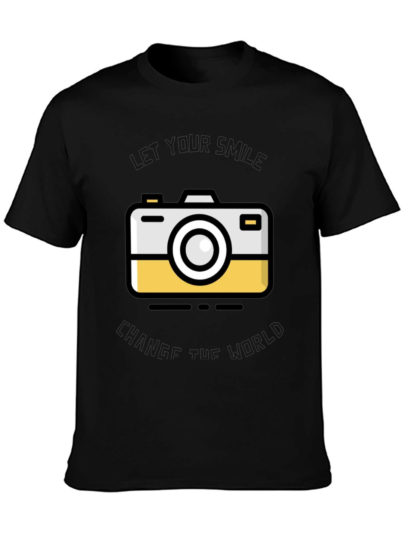 Camera Graphic Black T-Shirt