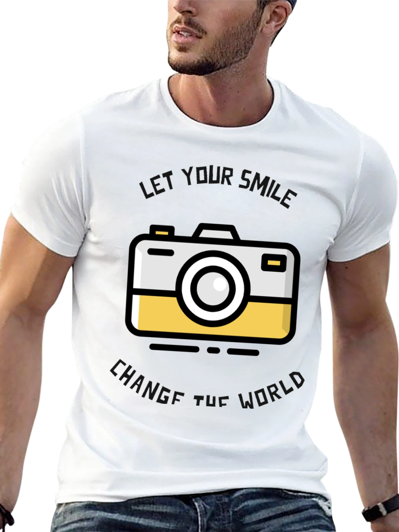 Camera Graphic Black T-Shirt