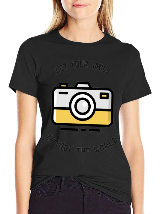 Camera Graphic Black T-Shirt