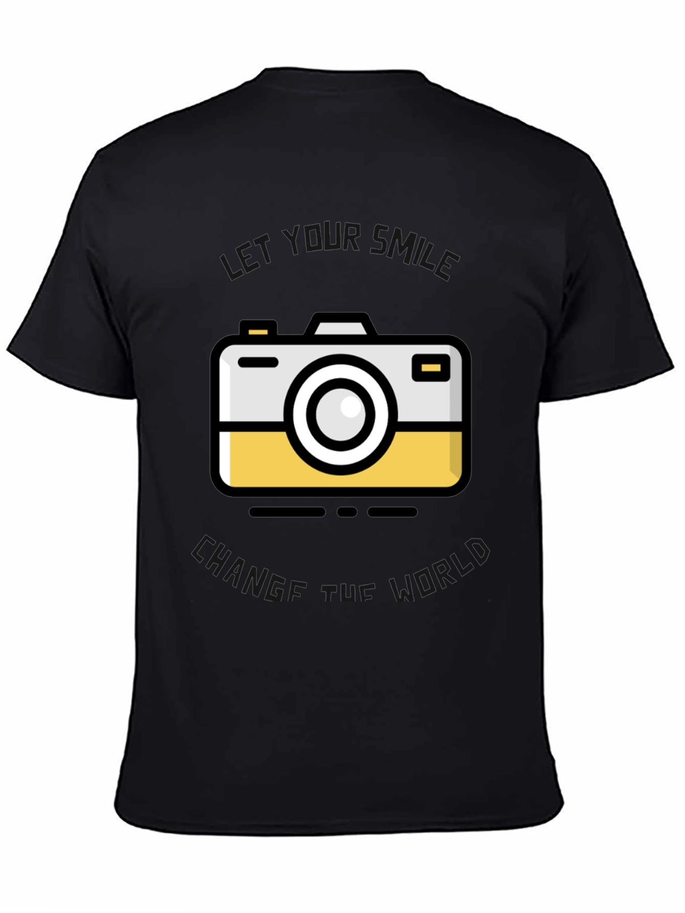 Camera Graphic Black T-Shirt