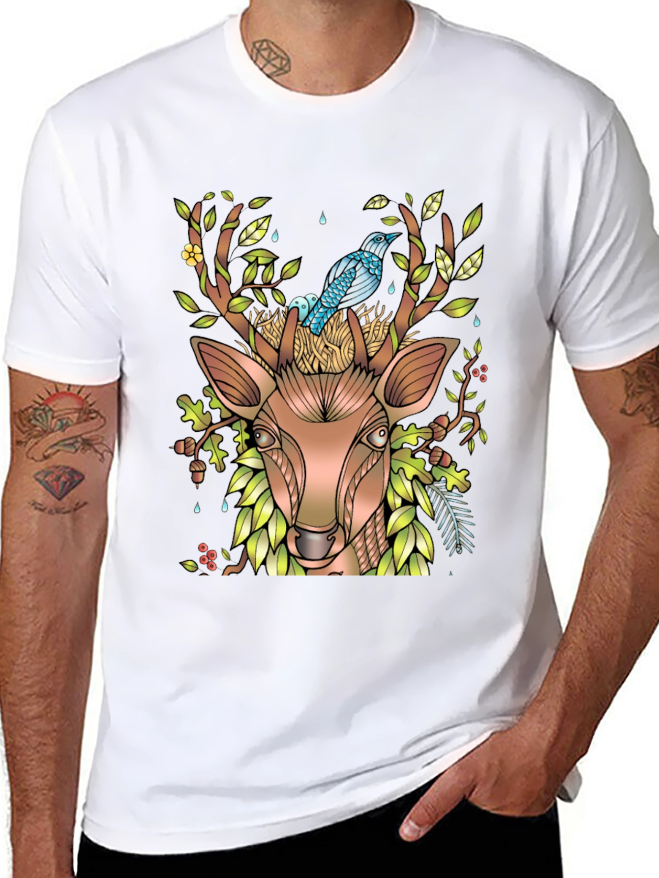 Nature Deer Graphic Tee