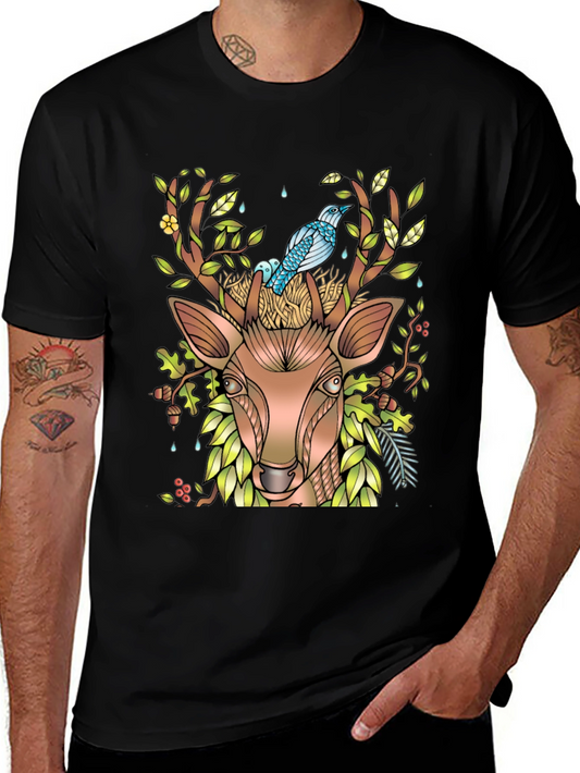 Nature Deer Graphic Tee