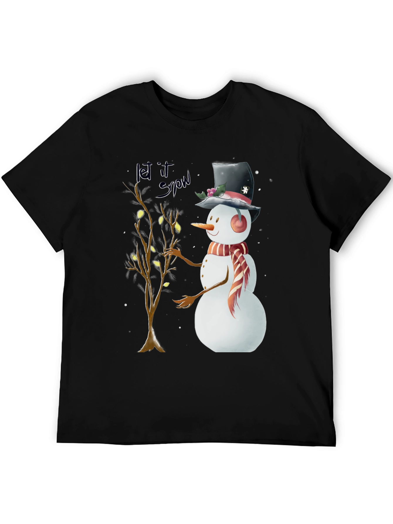 Festive Snowman Graphic Tee