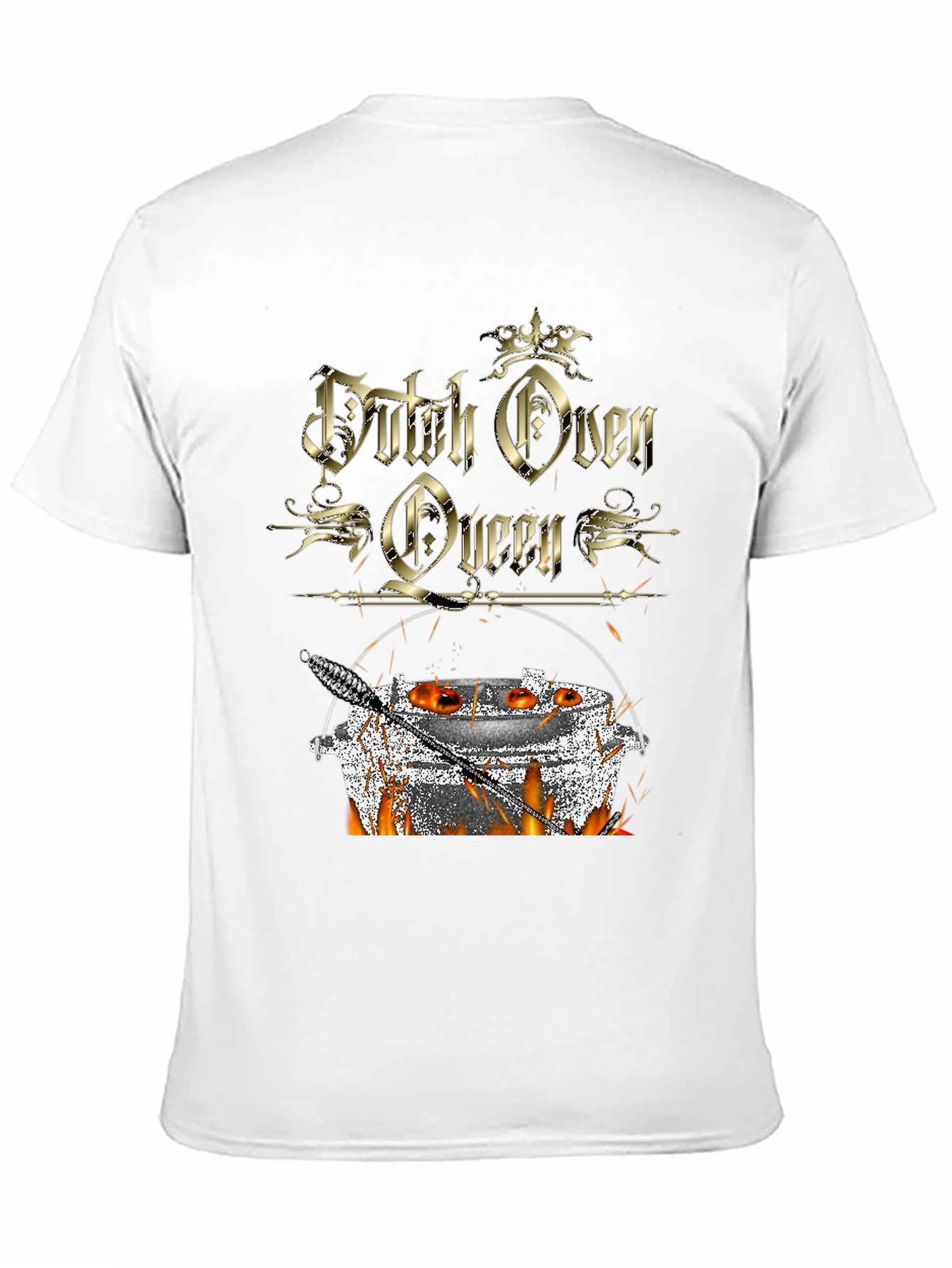 Dutch Oven Queen T-Shirt - Outdoor Cooking Apparel