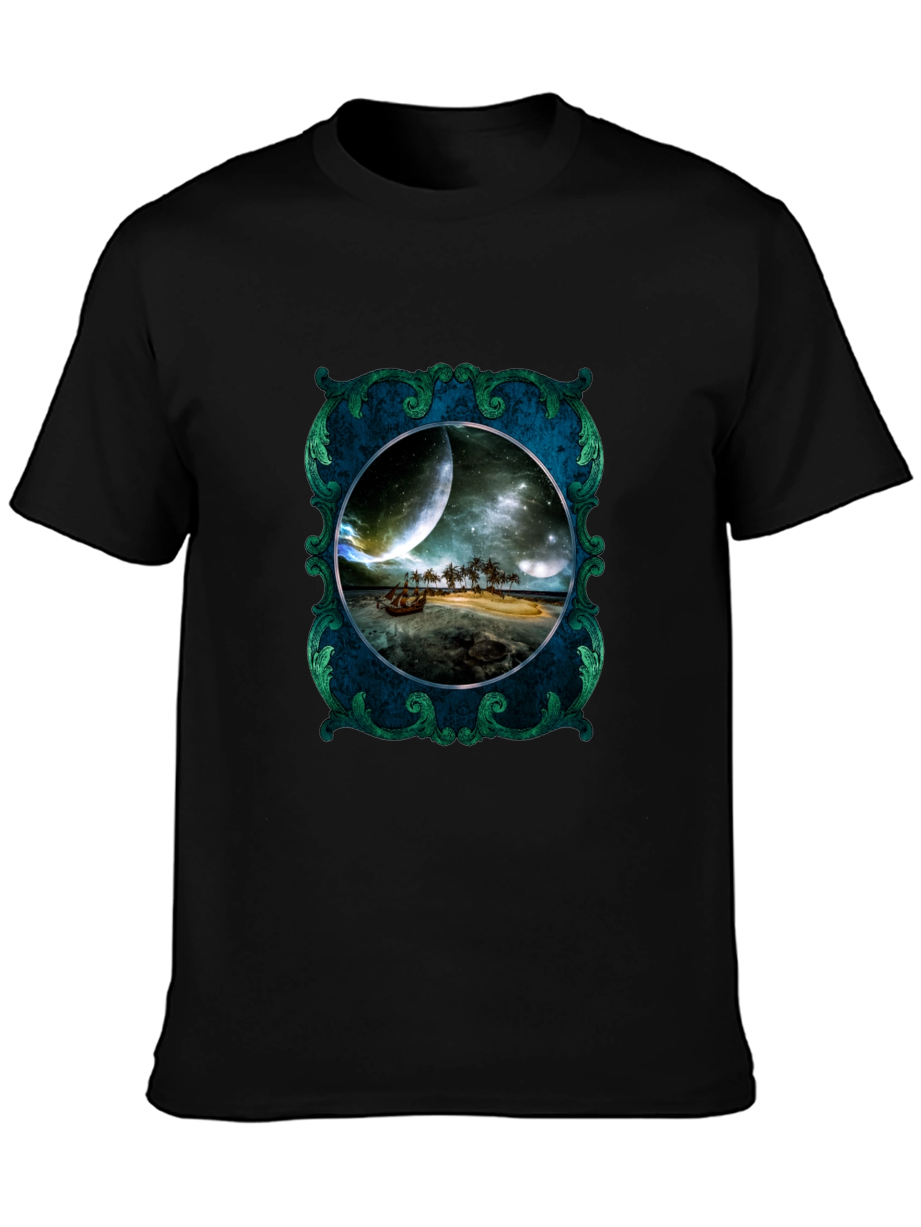 Fantasy Island Framed Graphic Tee