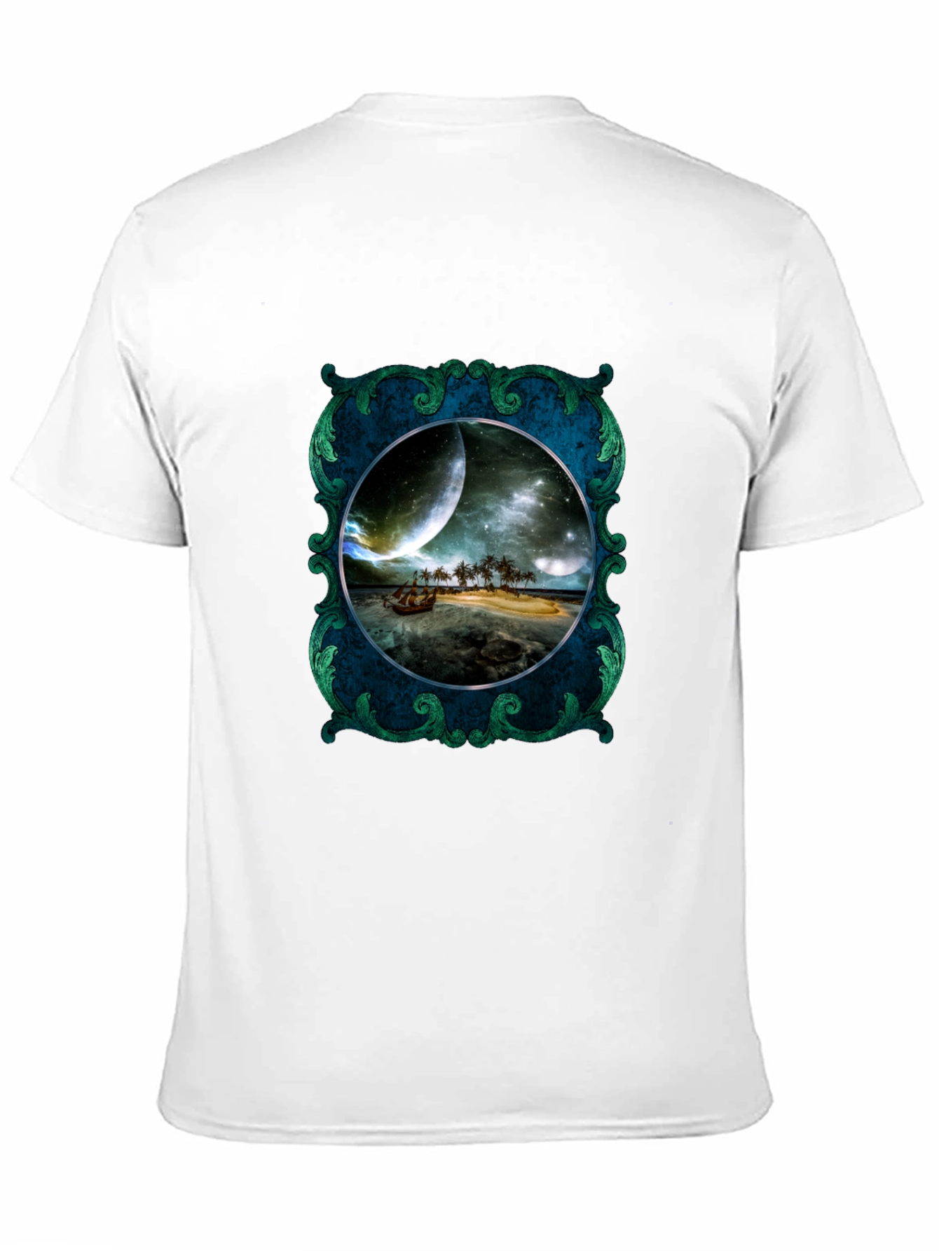Fantasy Island Framed Graphic Tee