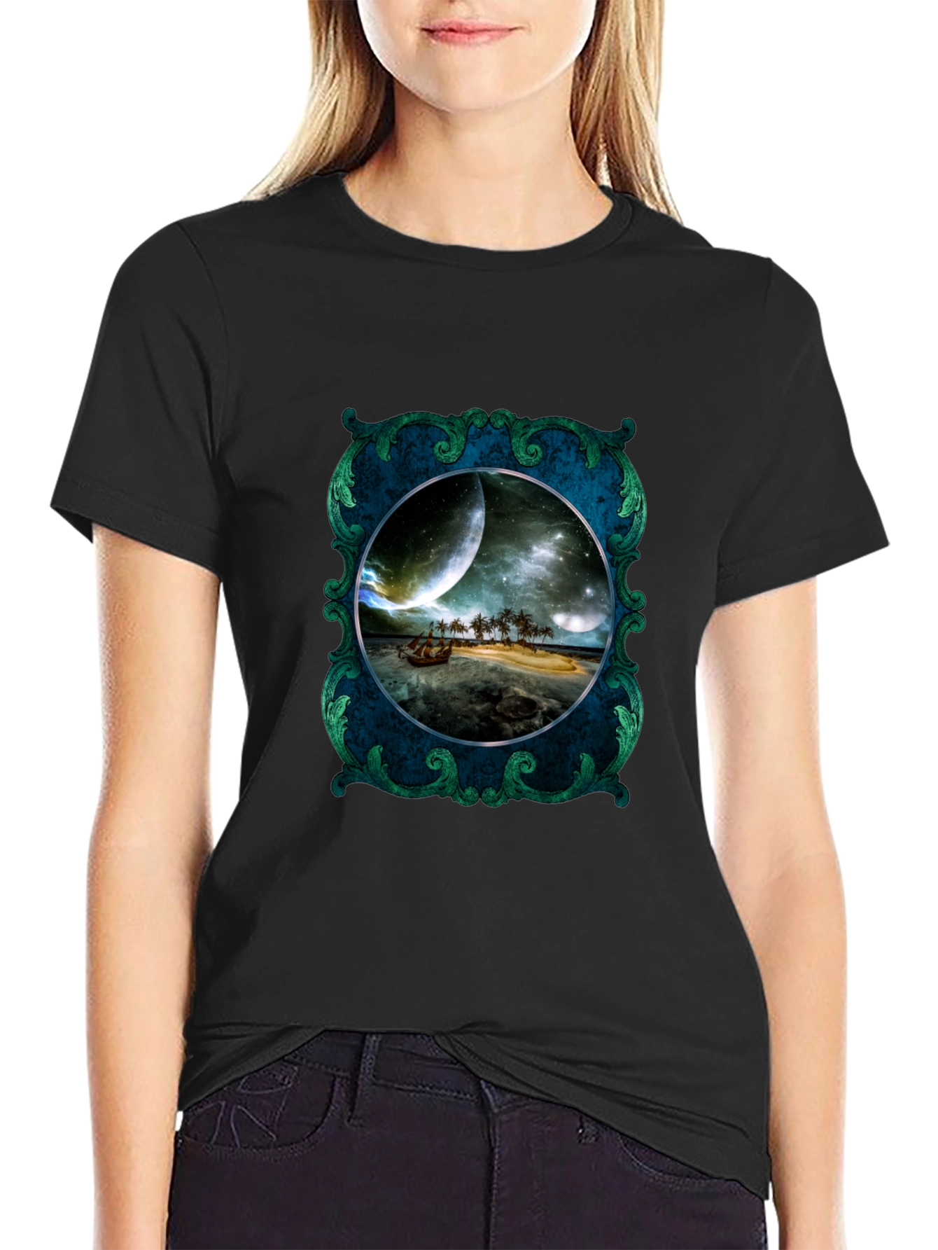 Fantasy Island Framed Graphic Tee