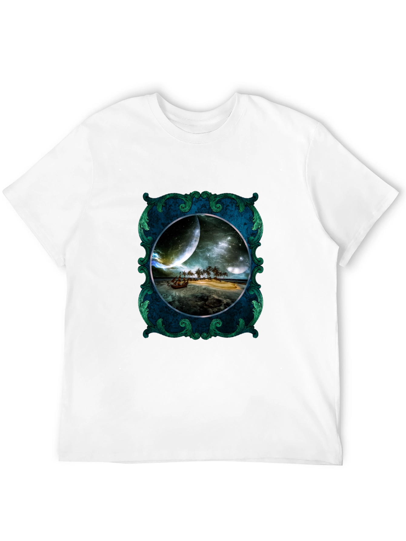 Fantasy Island Framed Graphic Tee