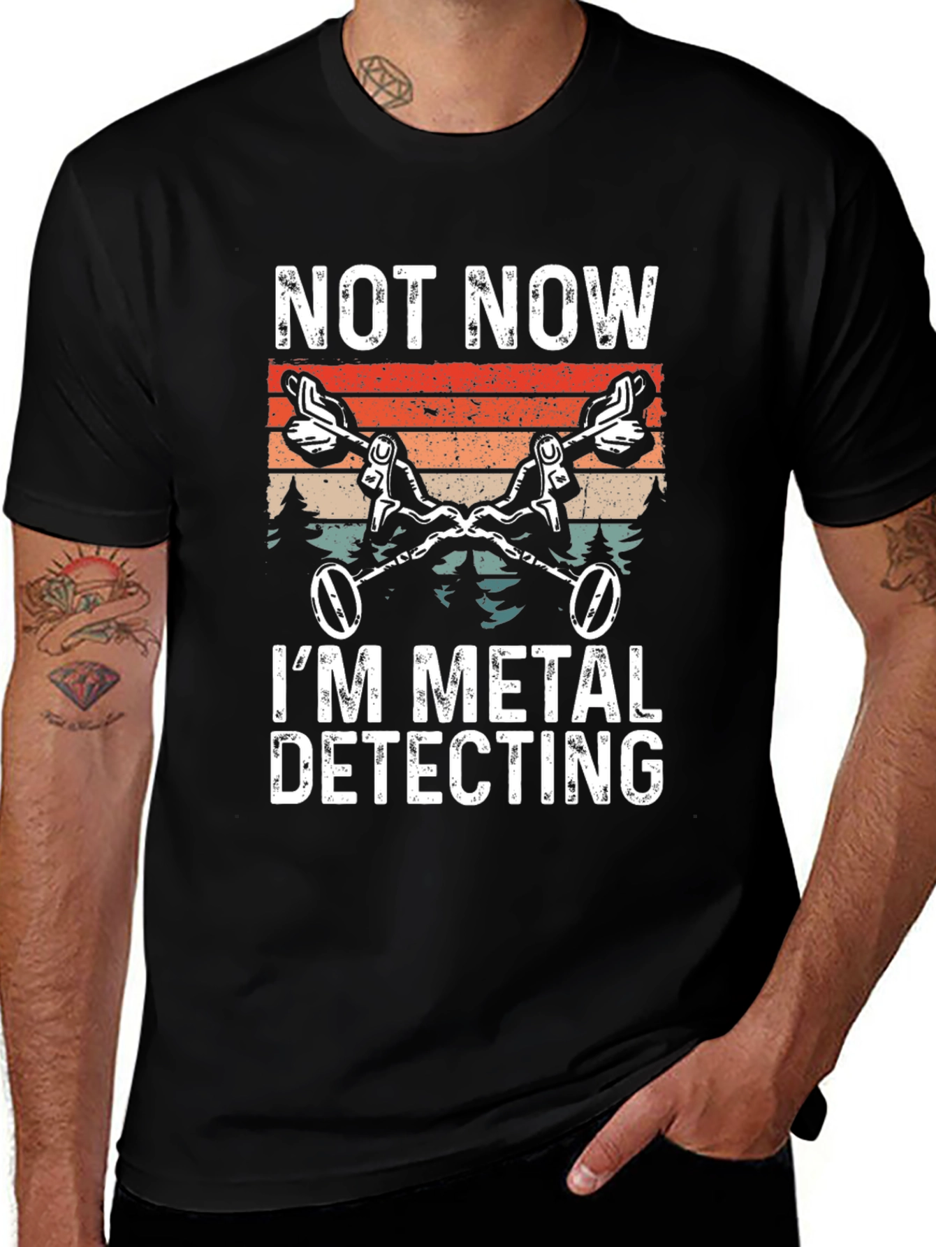 Metal Detecting Graphic Tee