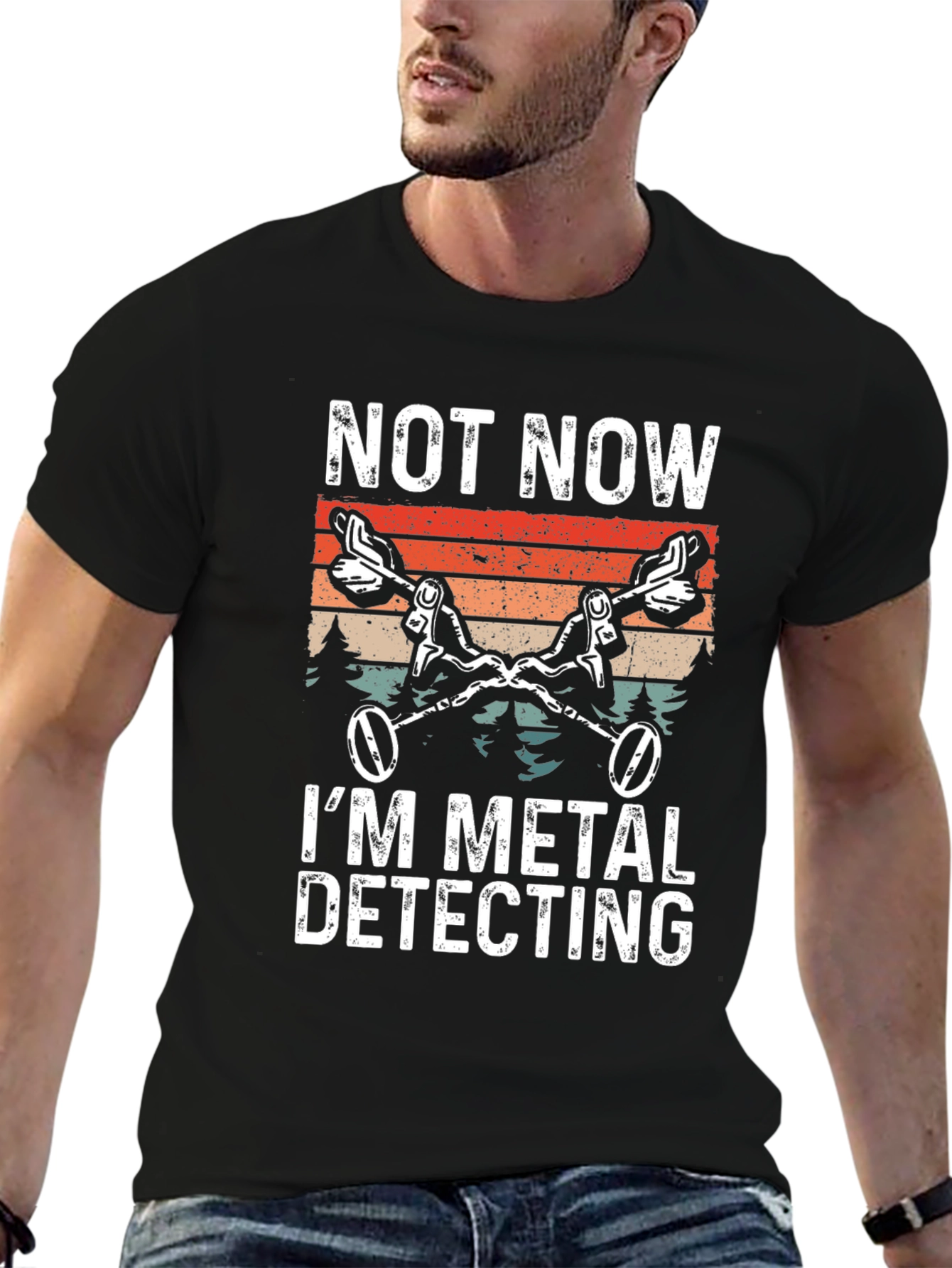 Metal Detecting Graphic Tee