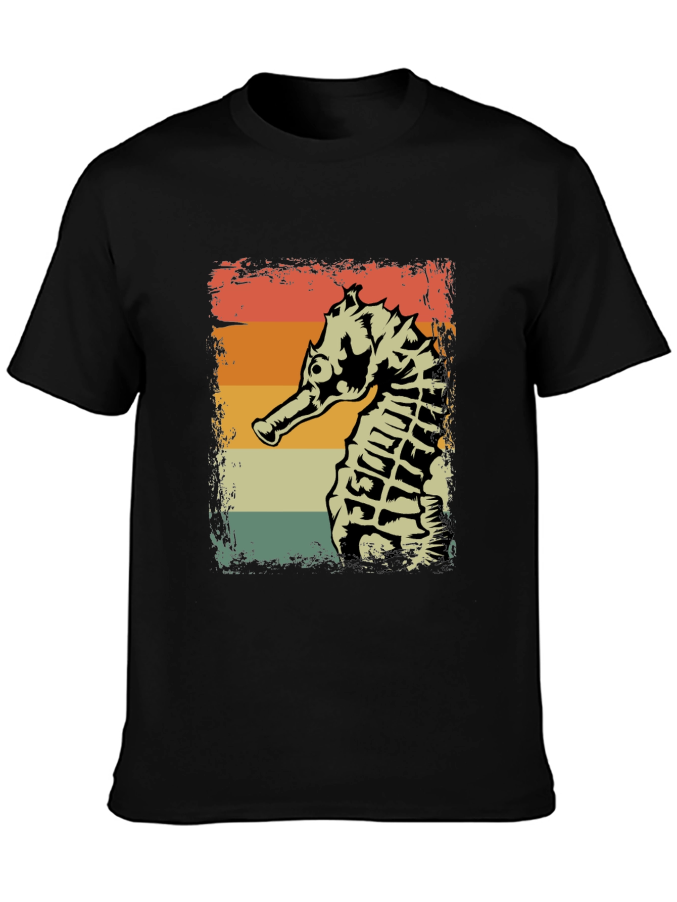 Retro Seahorse Graphic Tee