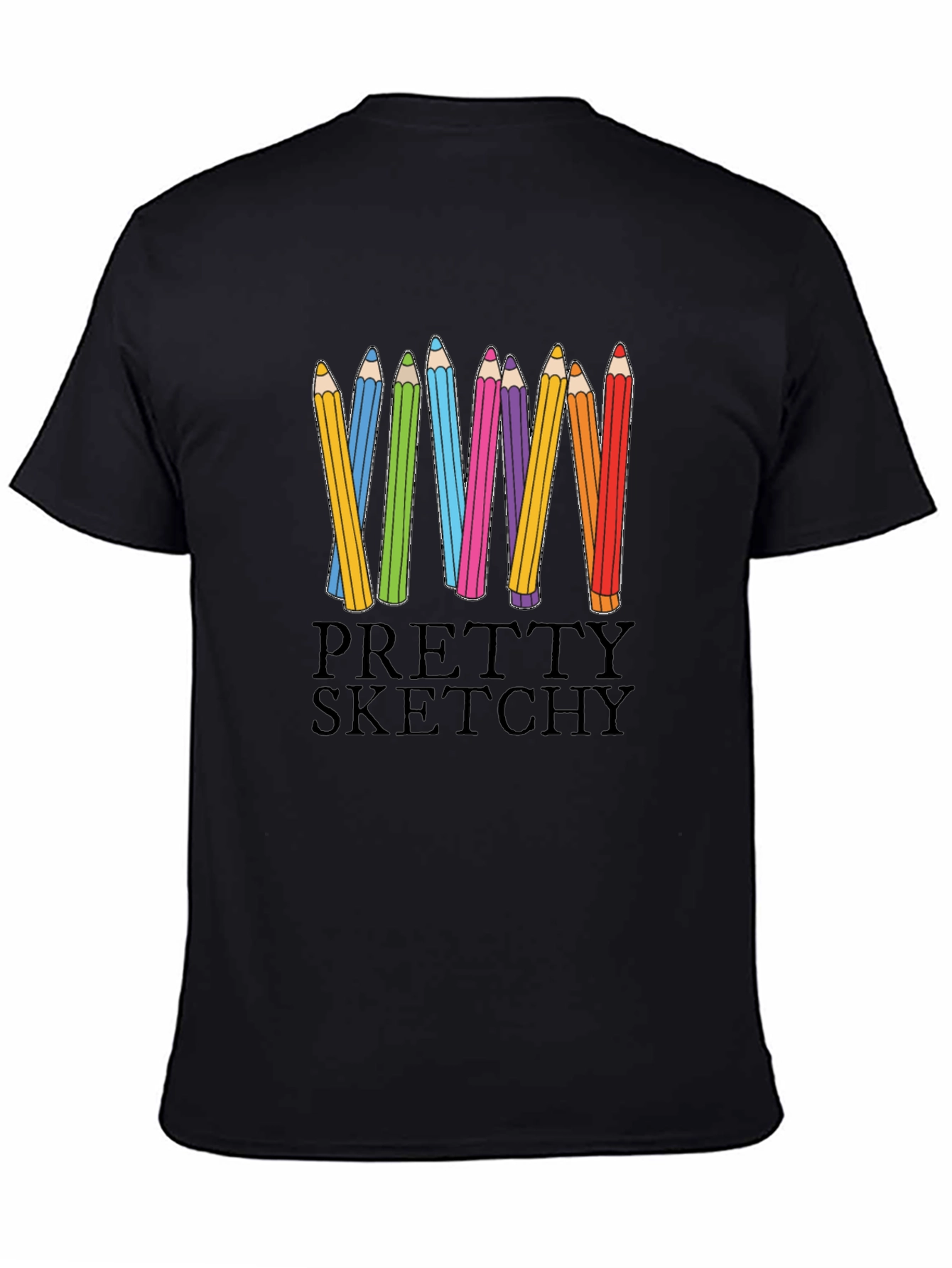Pretty Sketchy Graphic T-Shirt - Unisex Cotton Tee