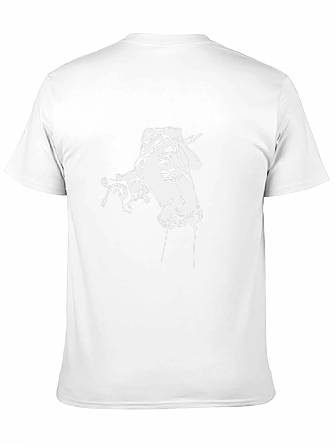 Tattoo Artist Graphic Tee - Black Cotton T-Shirt