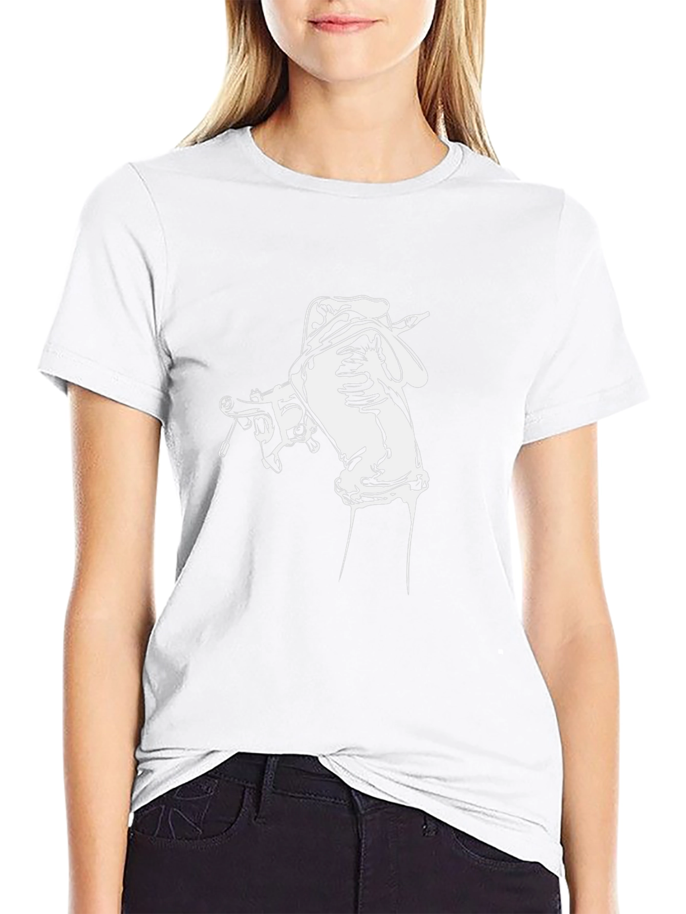 Tattoo Artist Graphic Tee - Black Cotton T-Shirt