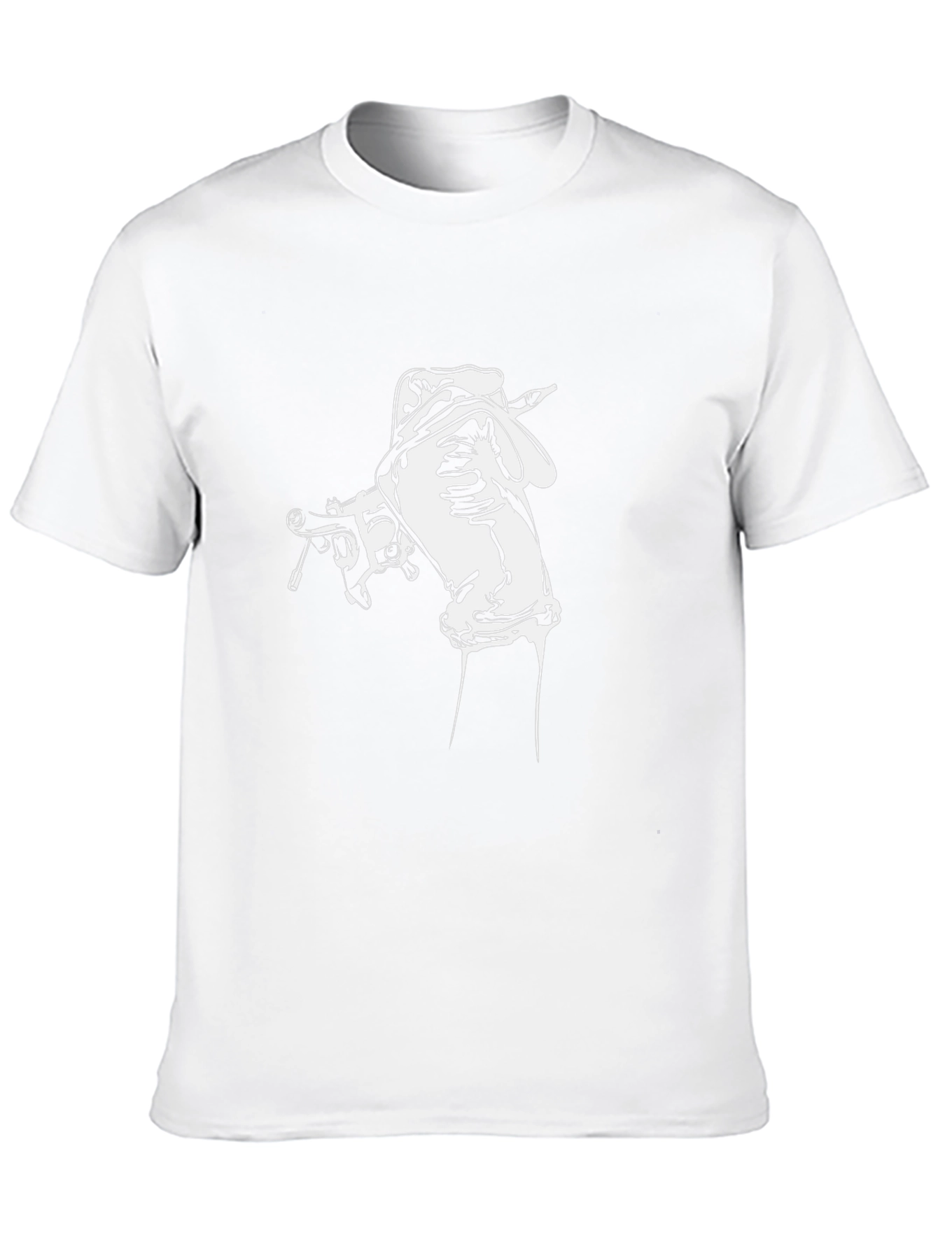 Tattoo Artist Graphic Tee - Black Cotton T-Shirt