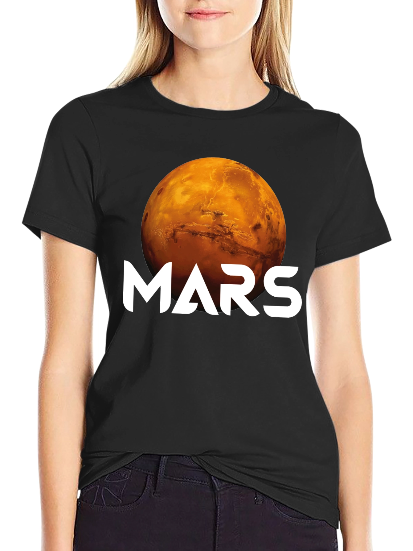 Mars Graphic T-Shirt - Space Exploration Tee